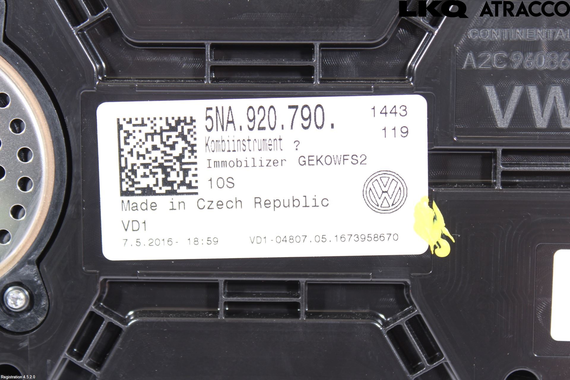 Volkswagen VW TIGUAN 16-24 Instrument Komb