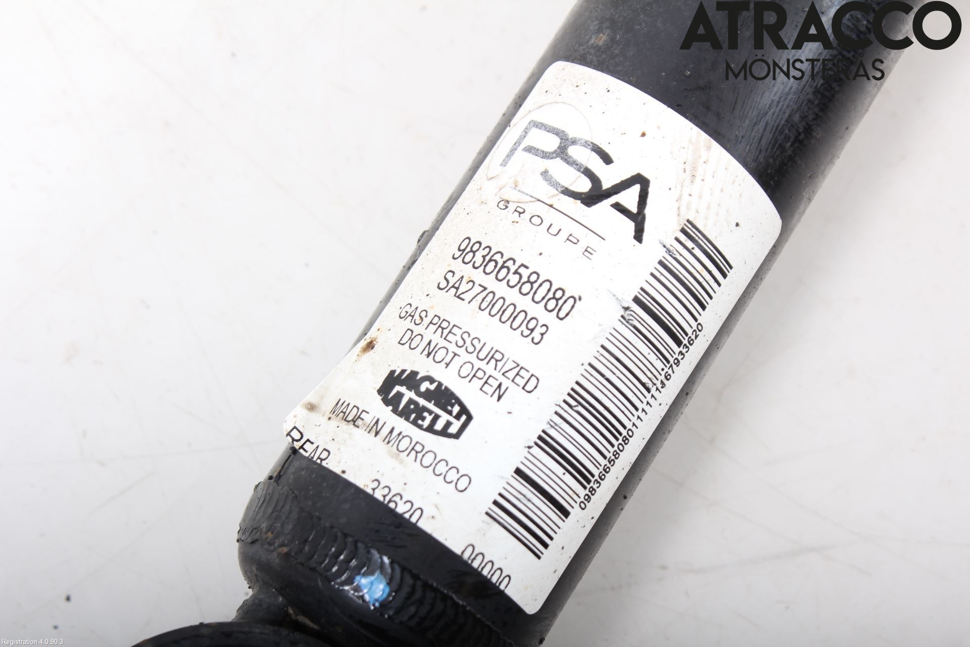 Peugeot 2008 13-20 Stötdämpare Bak