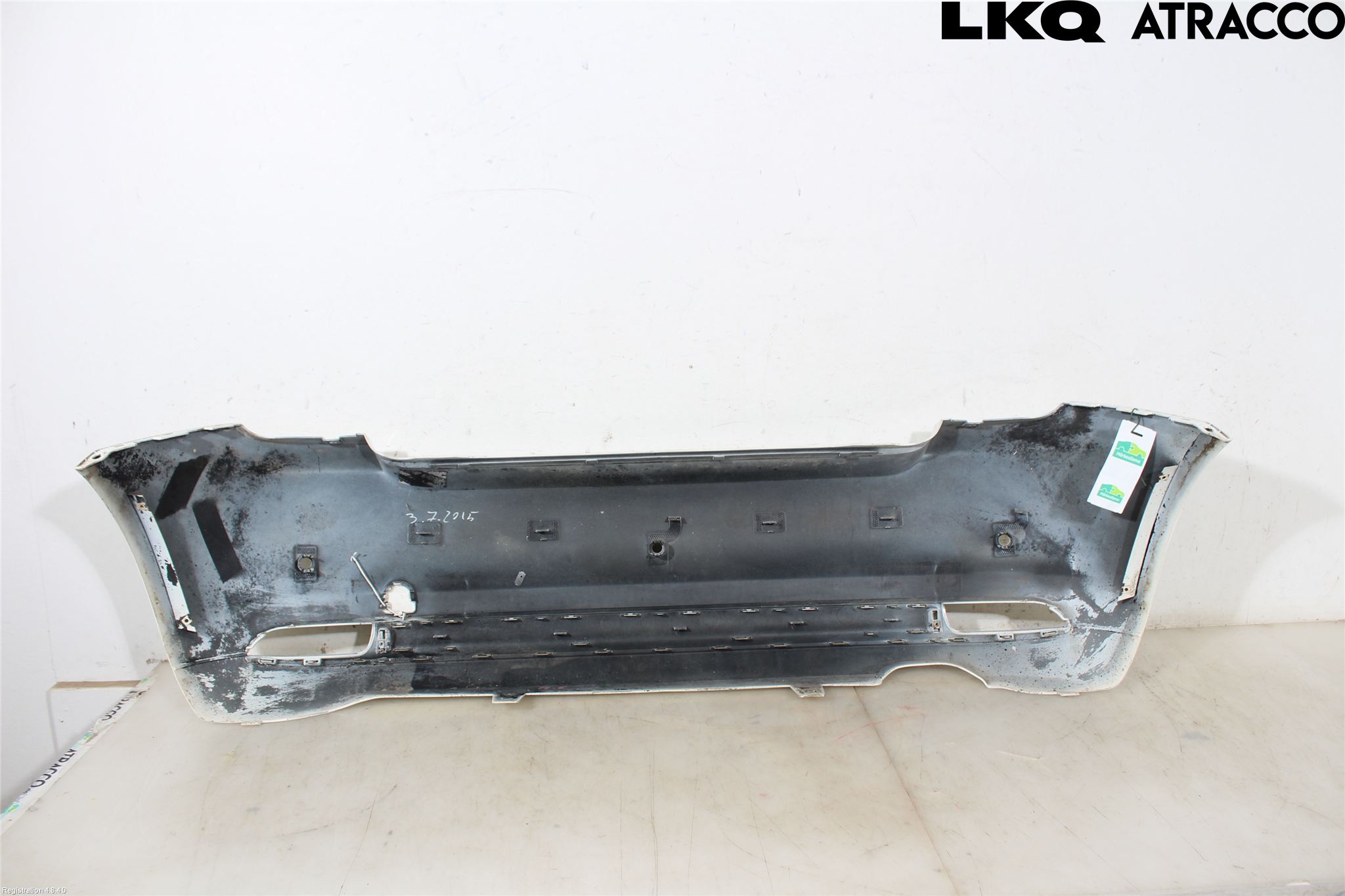 Fiat 500 07- Stötfångarbeklädnad Bak