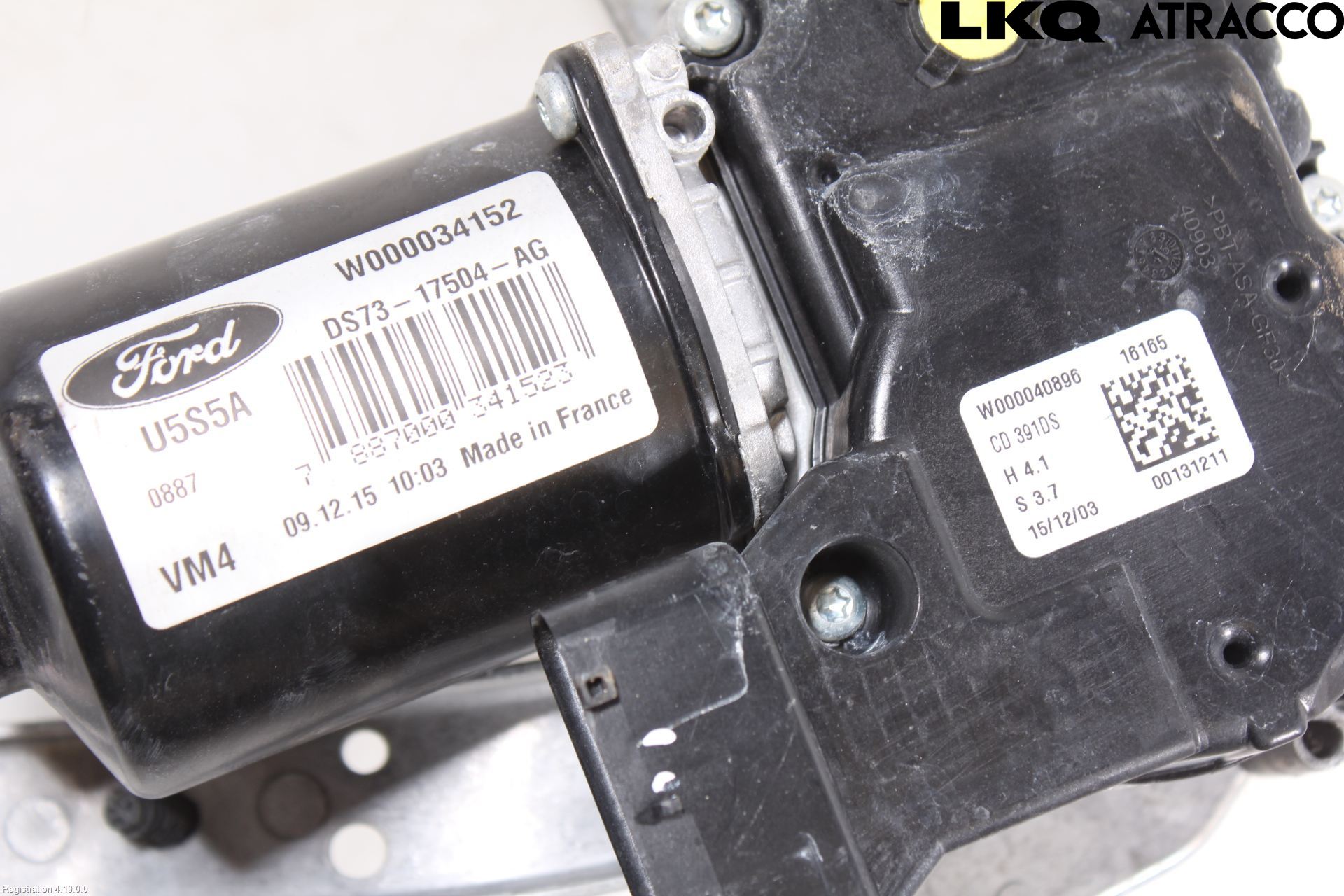 Ford MONDEO 15-22 Torkarmotor Vindruta