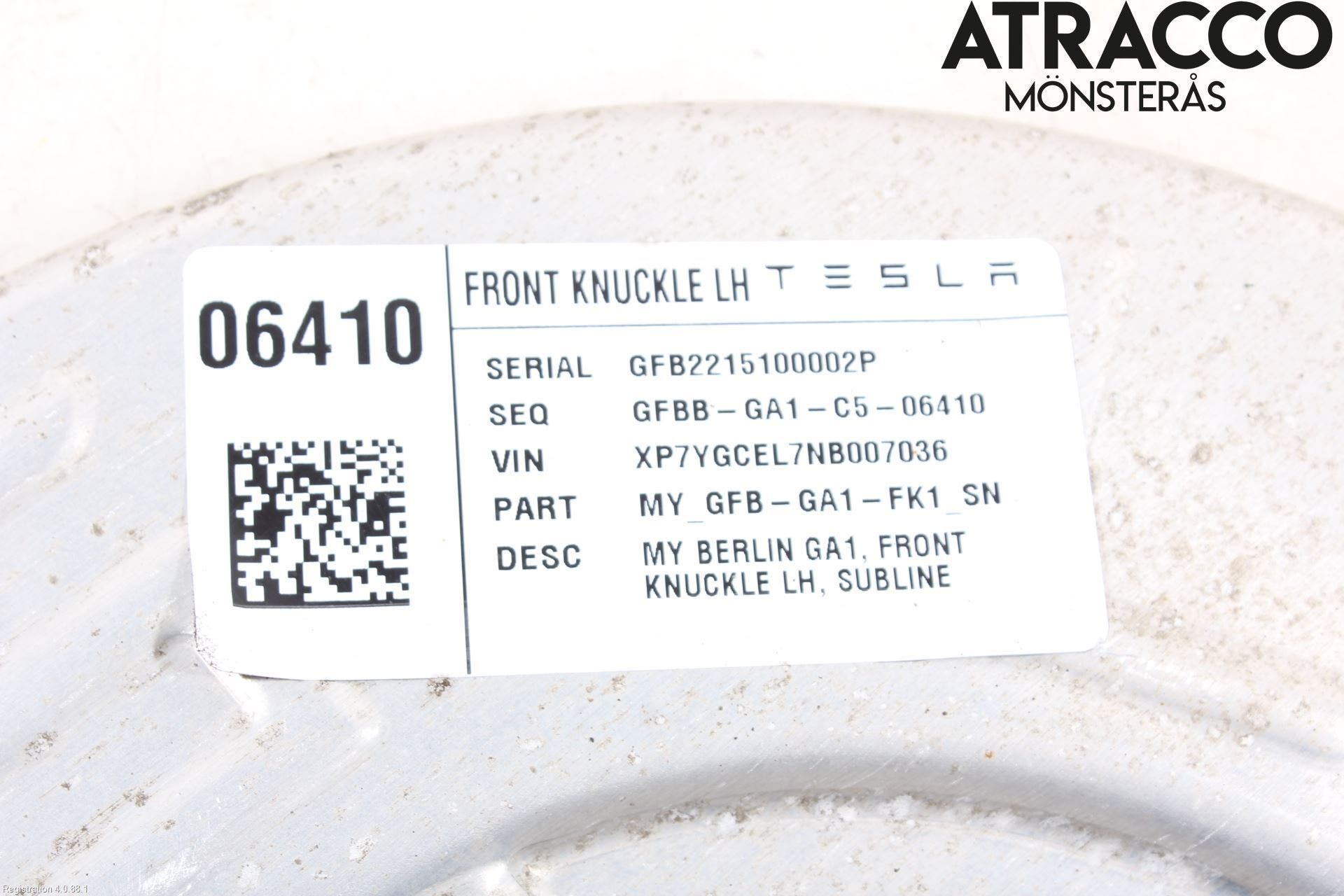 Tesla MODEL Y 21- Bromssköld Fram