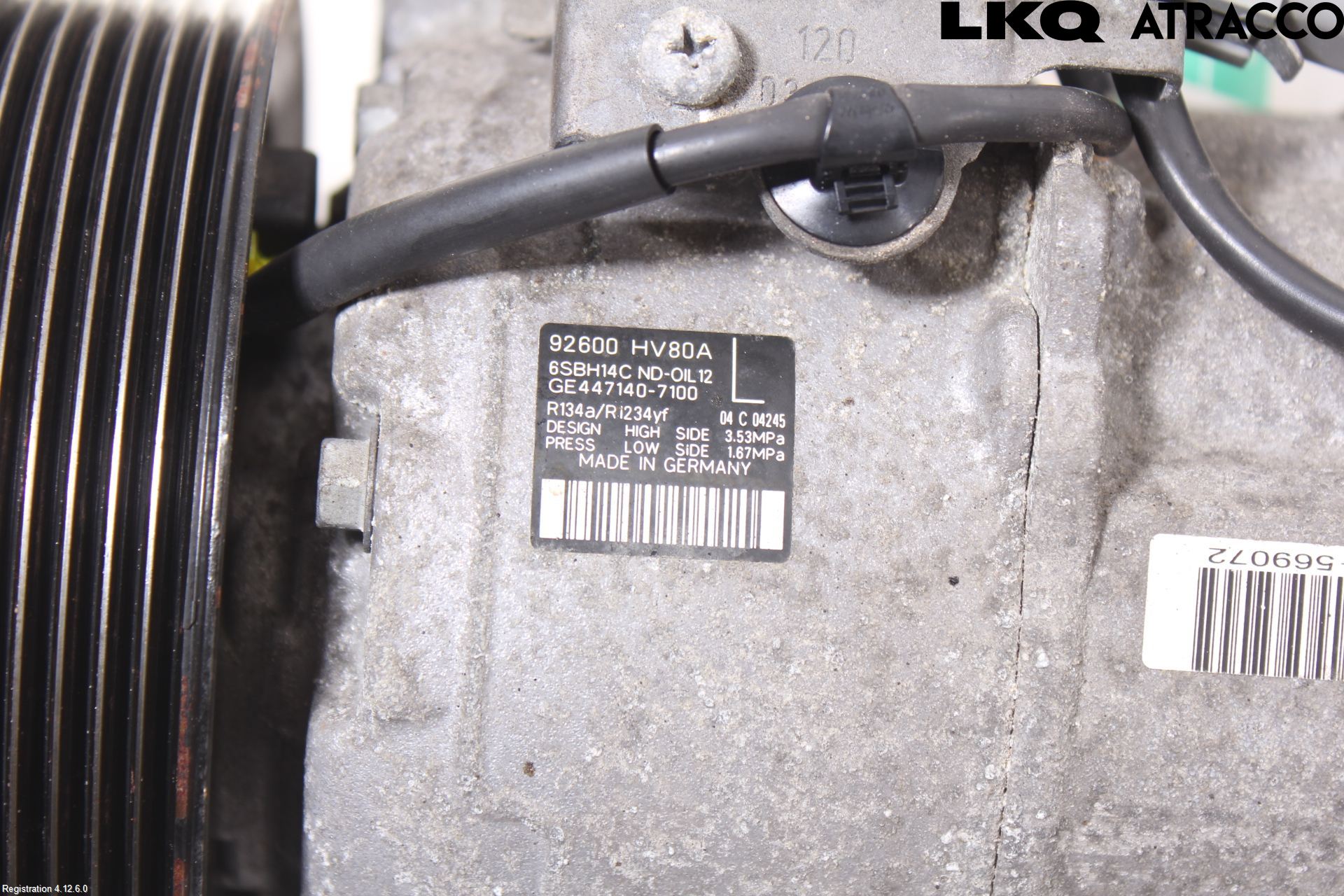 Nissan QASHQAI 17-21 Ac Kompressor