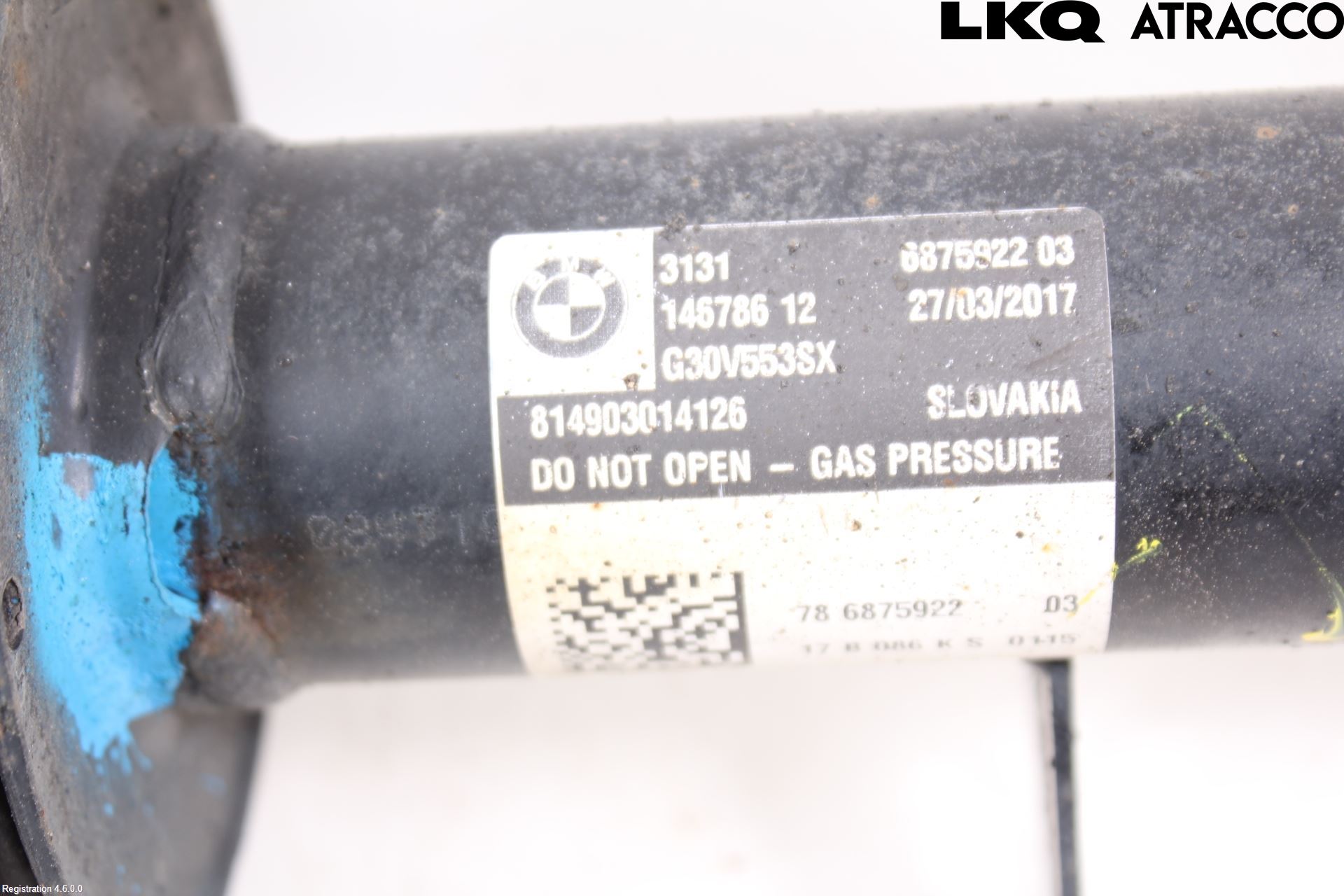 BMW 5 G30/G31/F90 17-23 Fjäderben Fram Höger