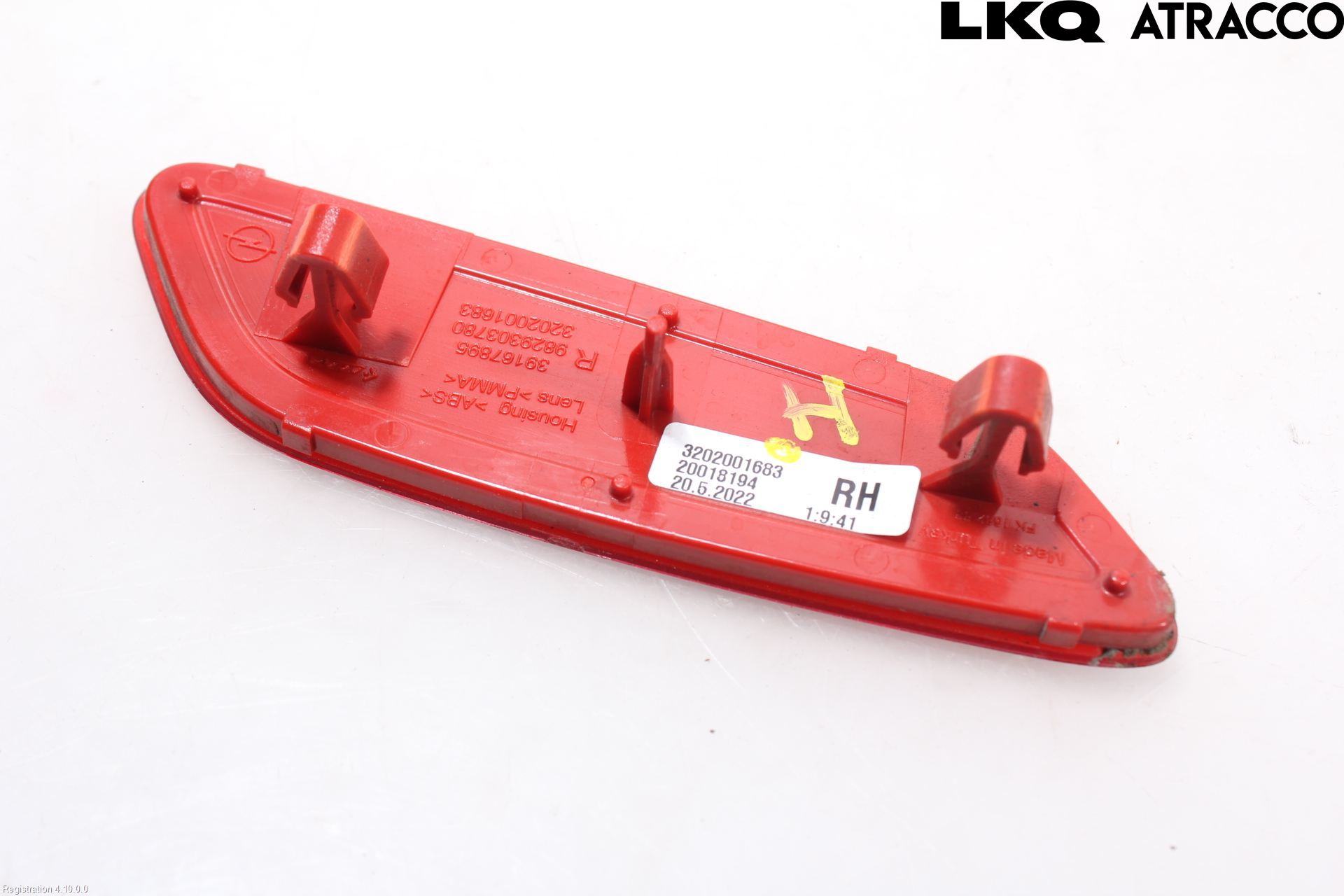 Opel CORSA F, CORSA-E 20- Dimljus/Reflex Bak