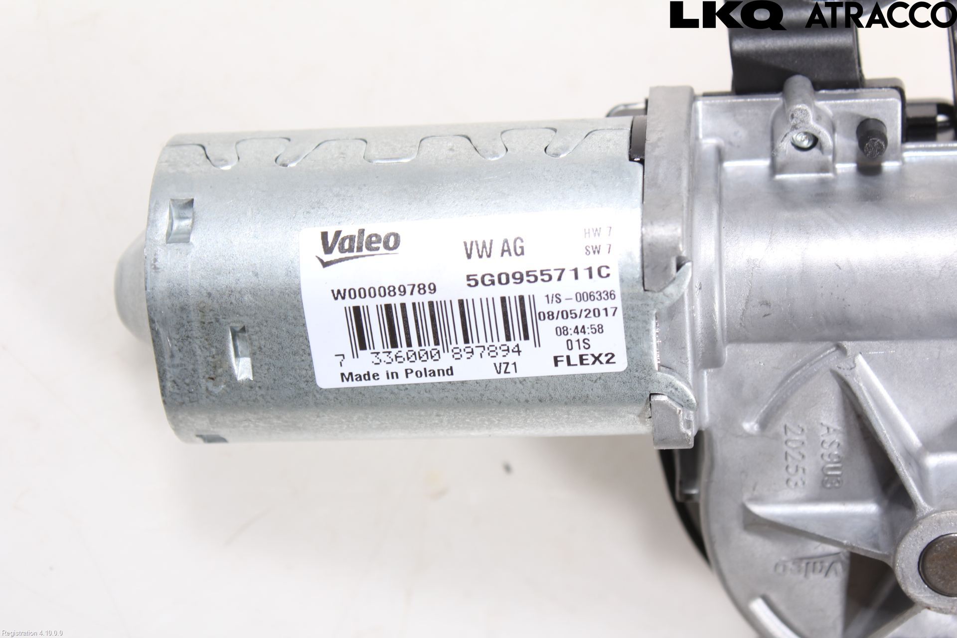 Volkswagen VW PASSAT 15-19 Torkarmotor Baklucka
