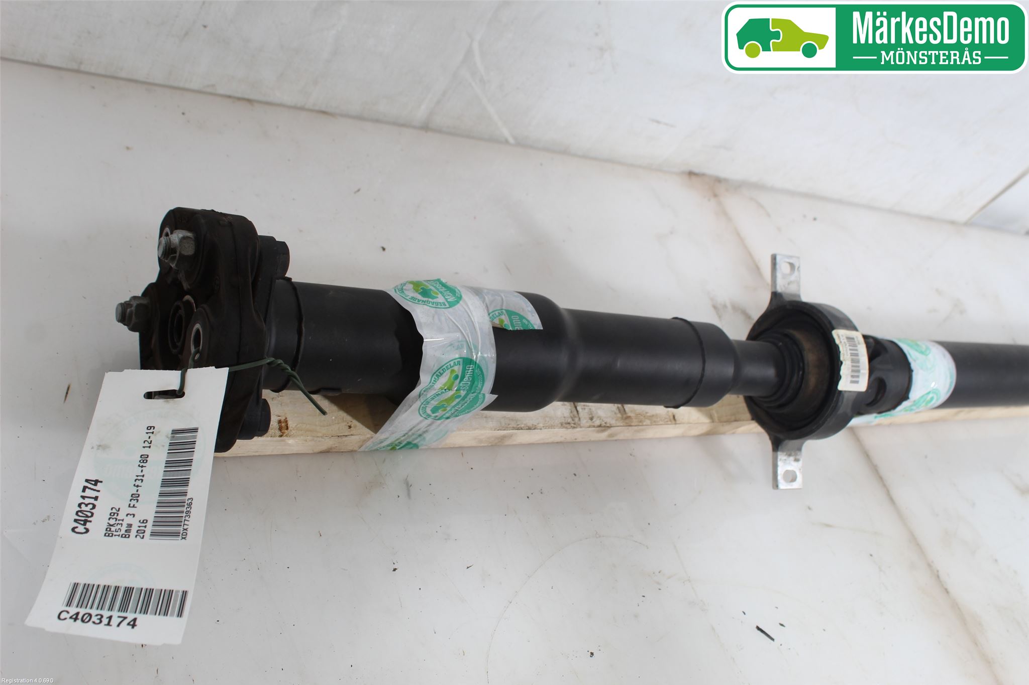 BMW 3 F30/F31/F80 12-19 Mellanaxel Komp