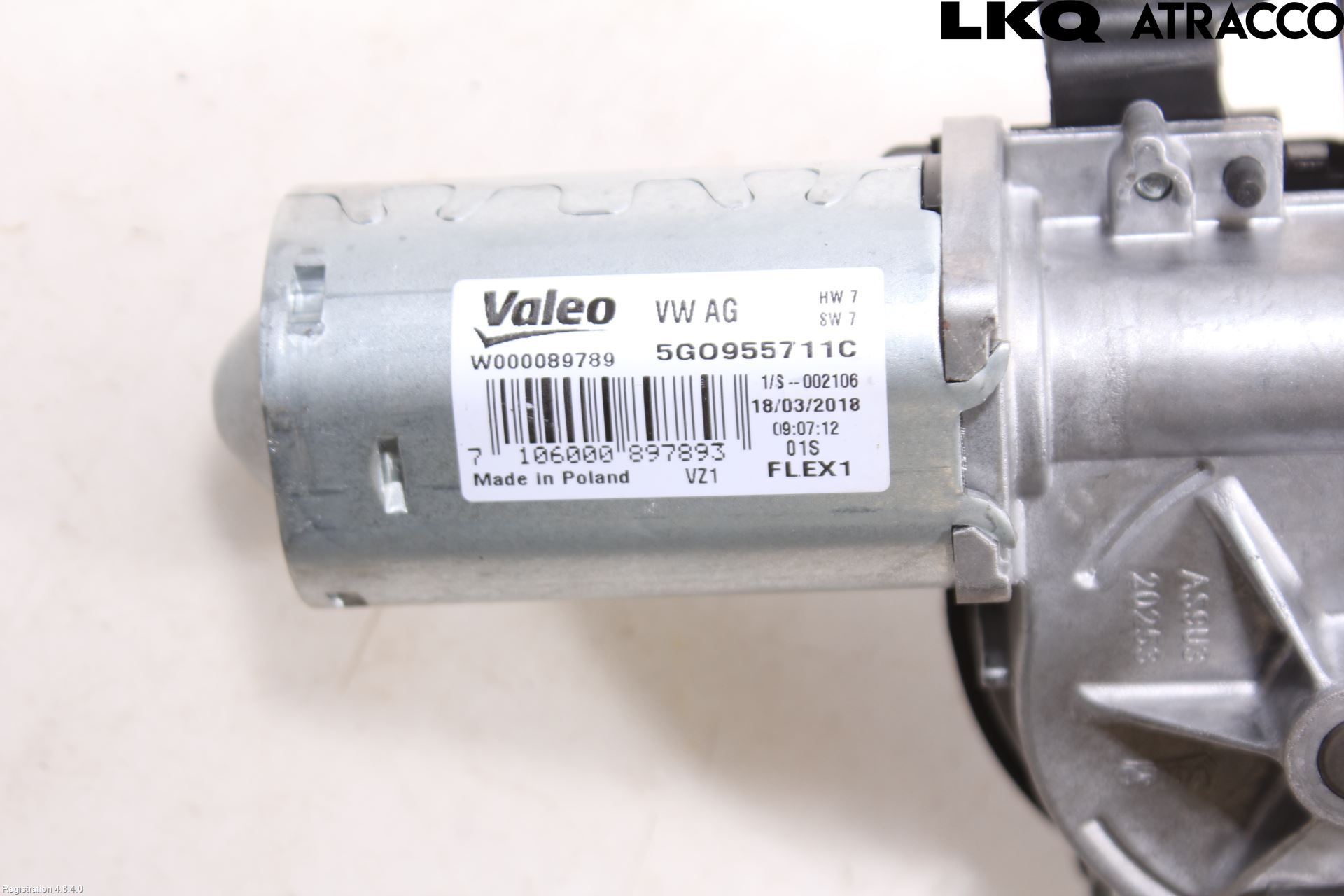 Volkswagen VW POLO VI 18->> Torkarmotor Baklucka