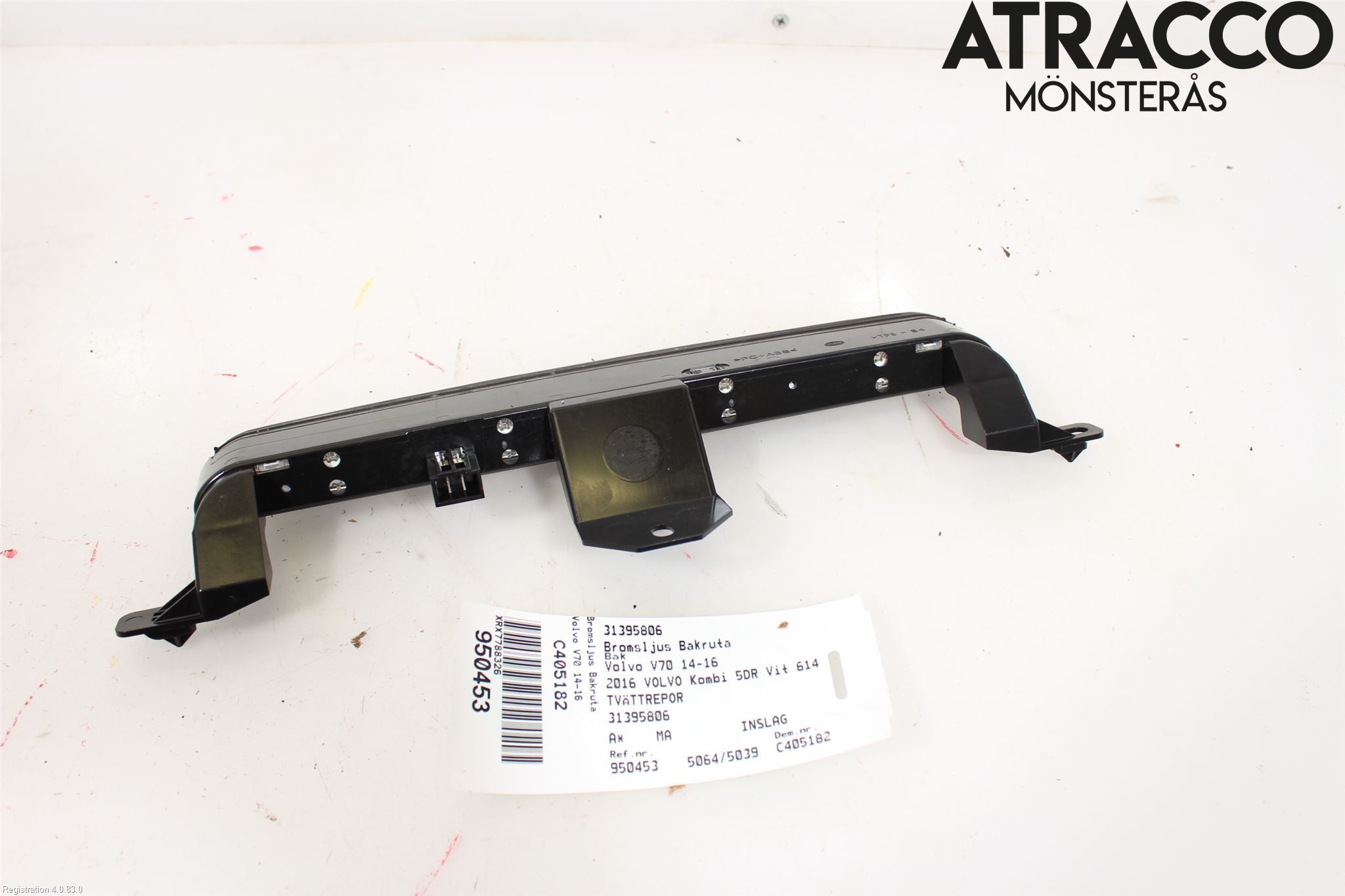 Volvo V70 14-16 Bromsljus Bakruta