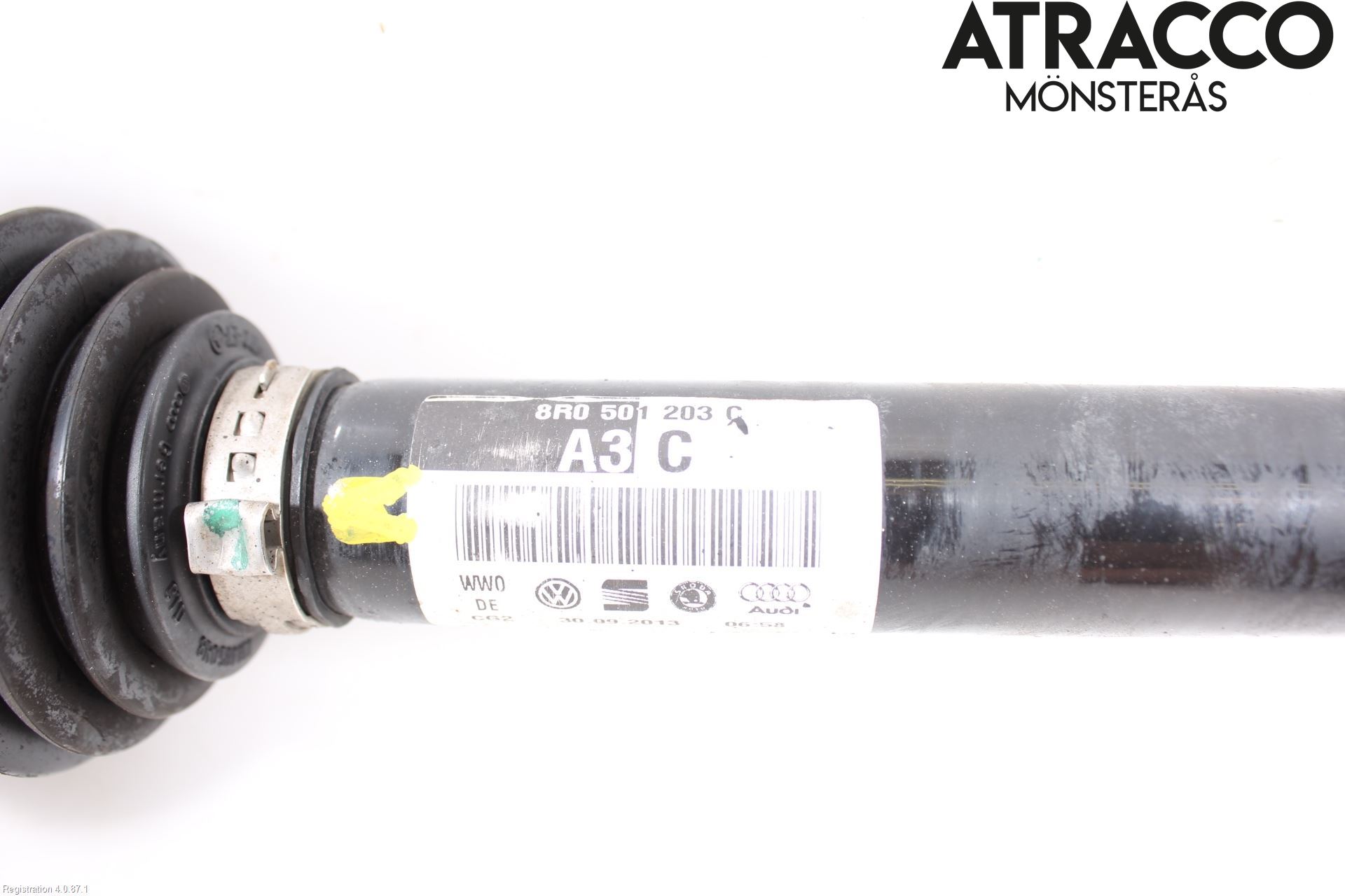 Audi A7/S7 4G 11-17 Drivaxel Bak Vänster