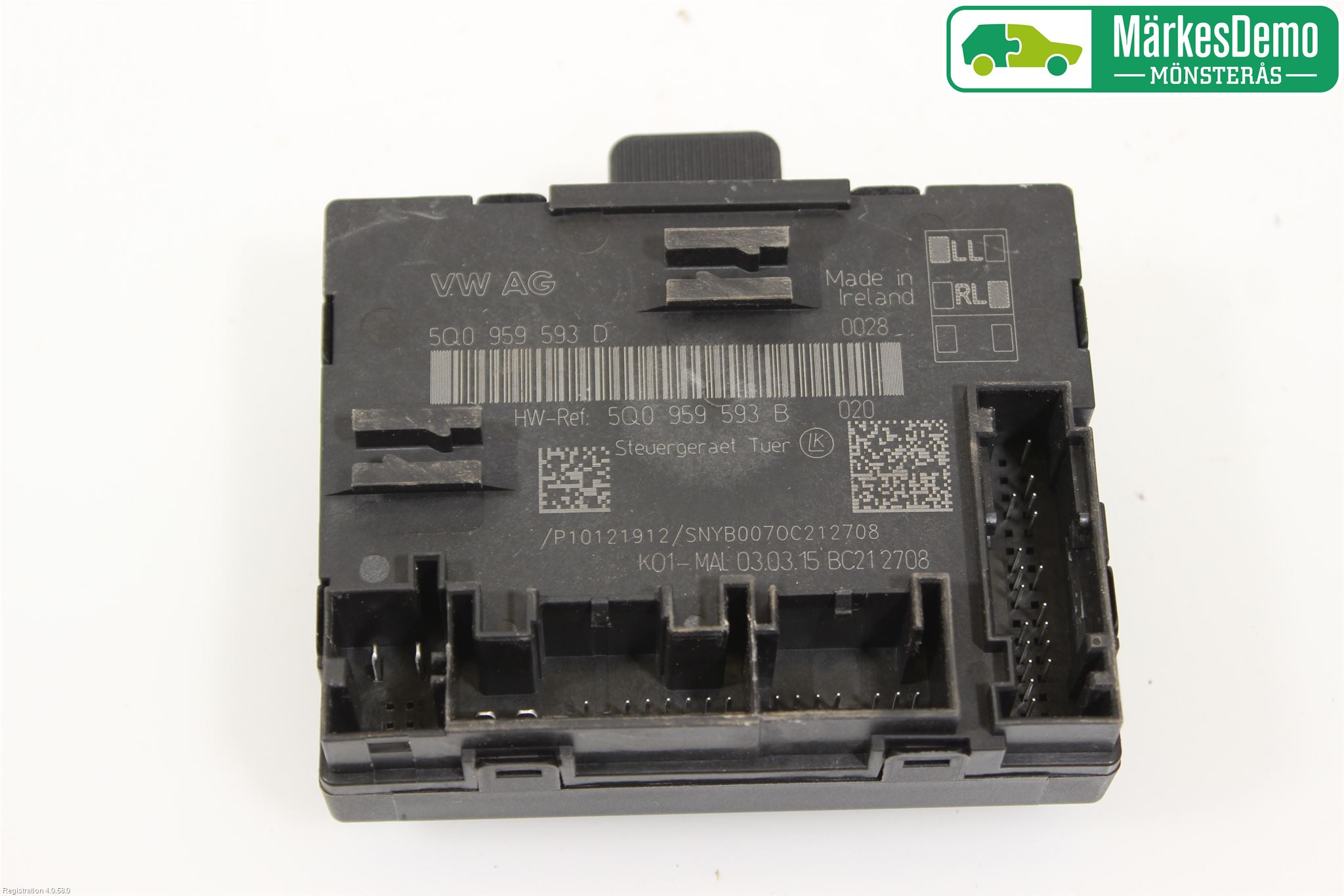 Volkswagen VW PASSAT 15-19 Styrenhet Dörr