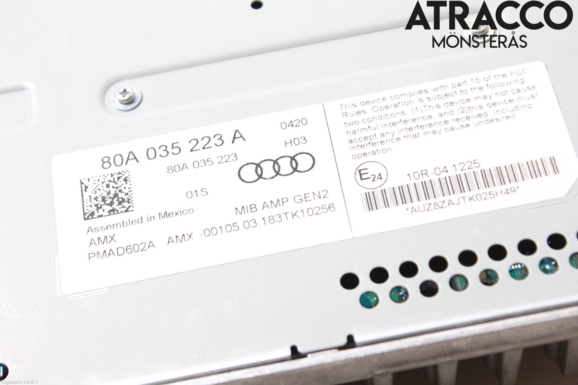 Audi Q5/SQ5 17- Radio-Stereo Förstärkare