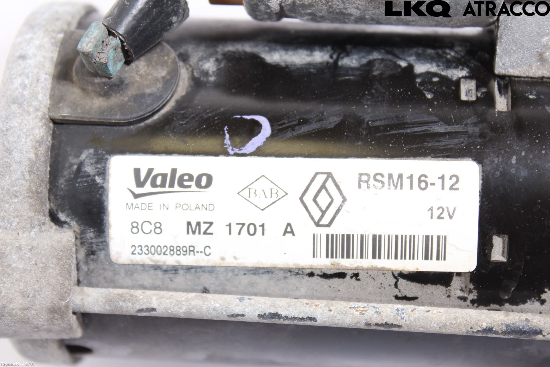 Opel VIVARO 15-19 Startmotor Diesel