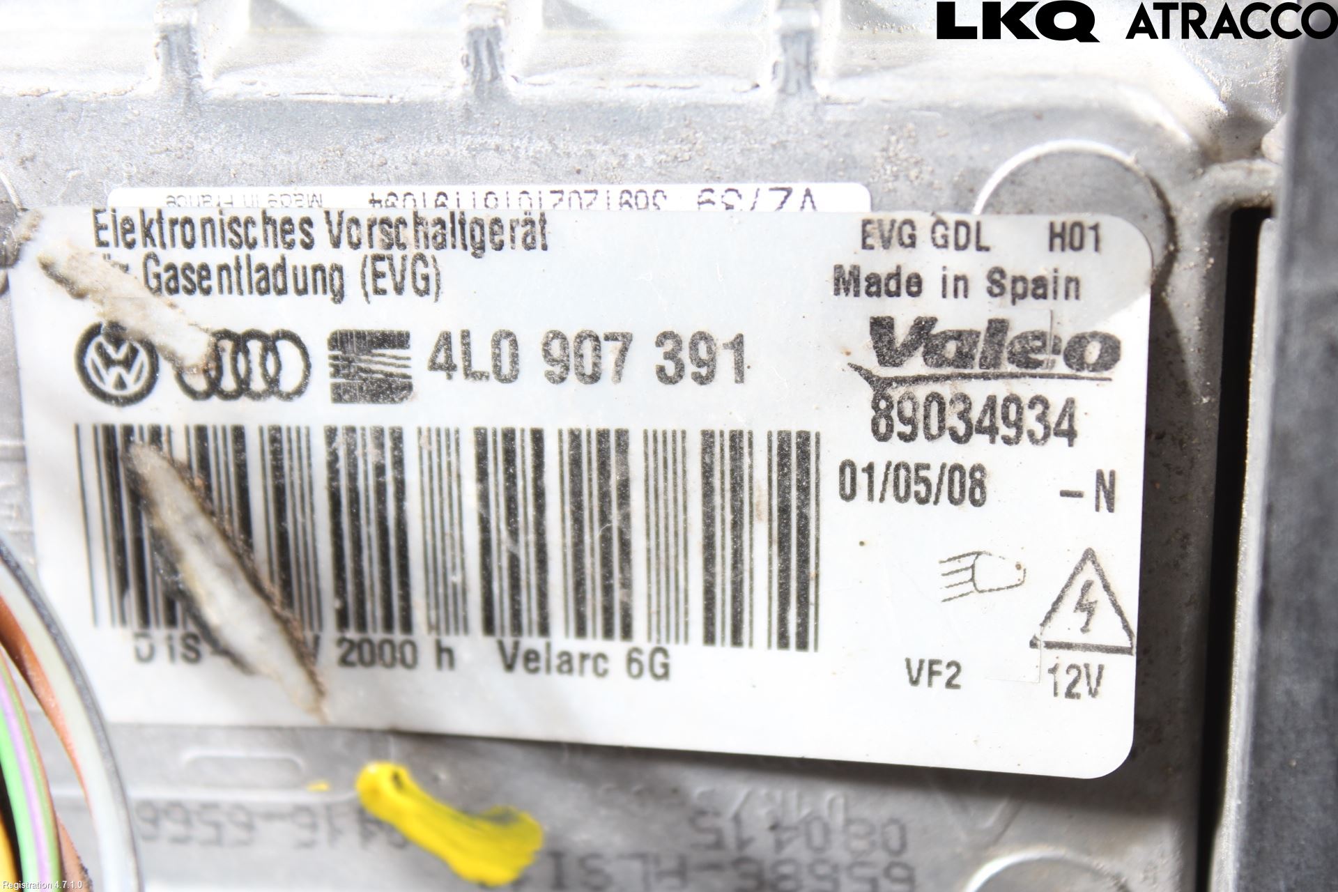Volkswagen VW PASSAT 05-11 Strålkastare Vänster