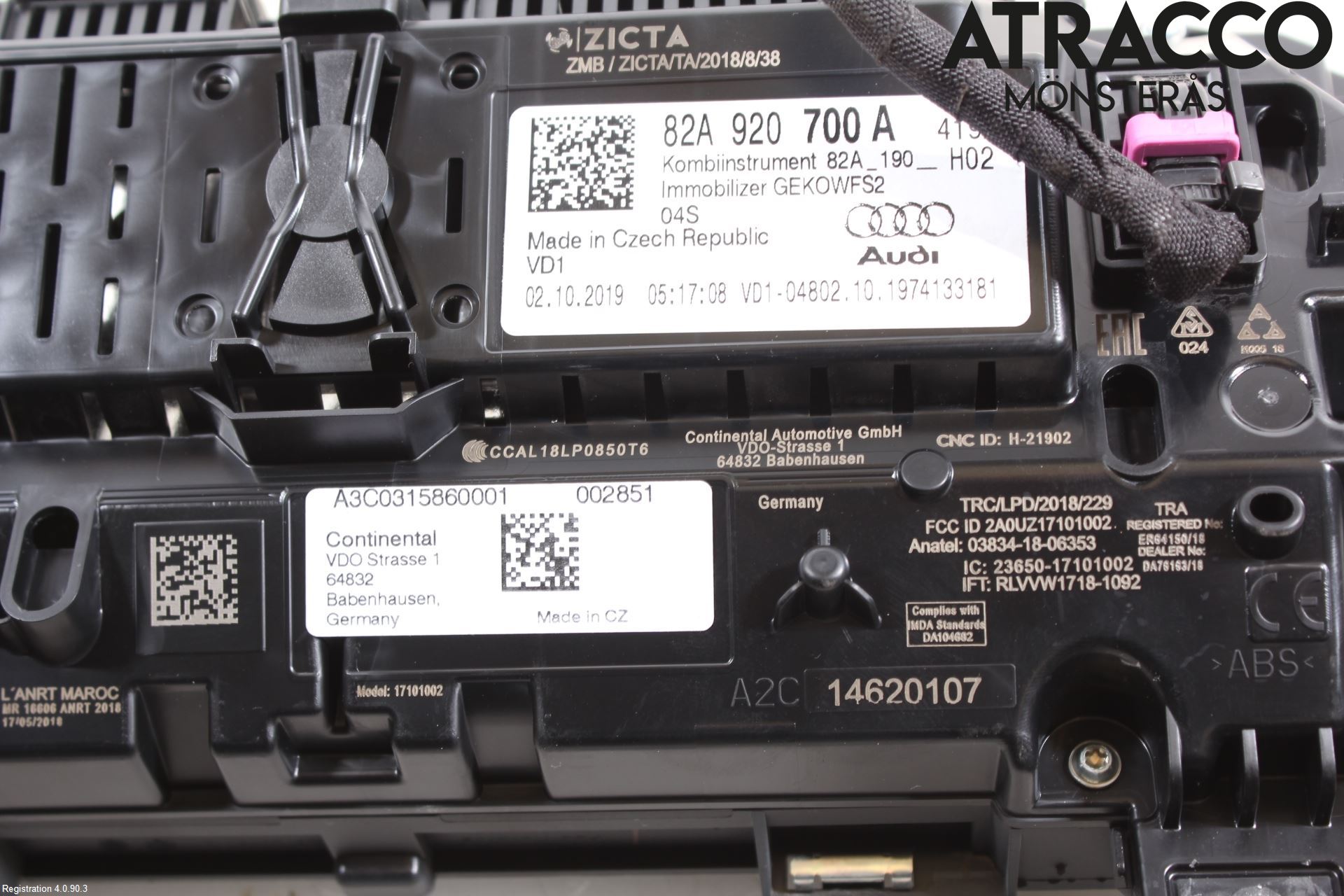 Audi A1 19- Instrument Komb