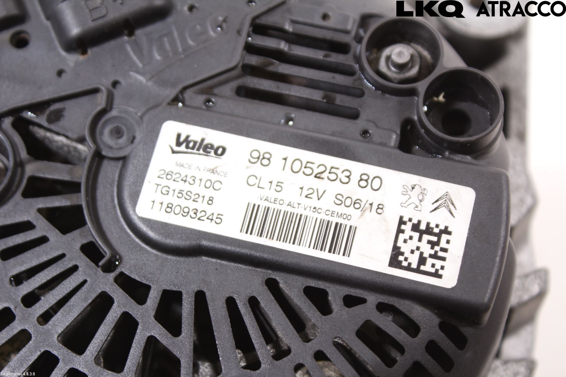 Citroen BERLINGO 08-18 Generator