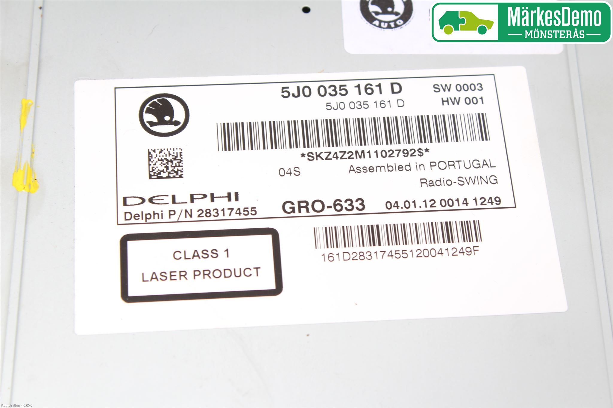 Skoda FABIA 07-14 Radio