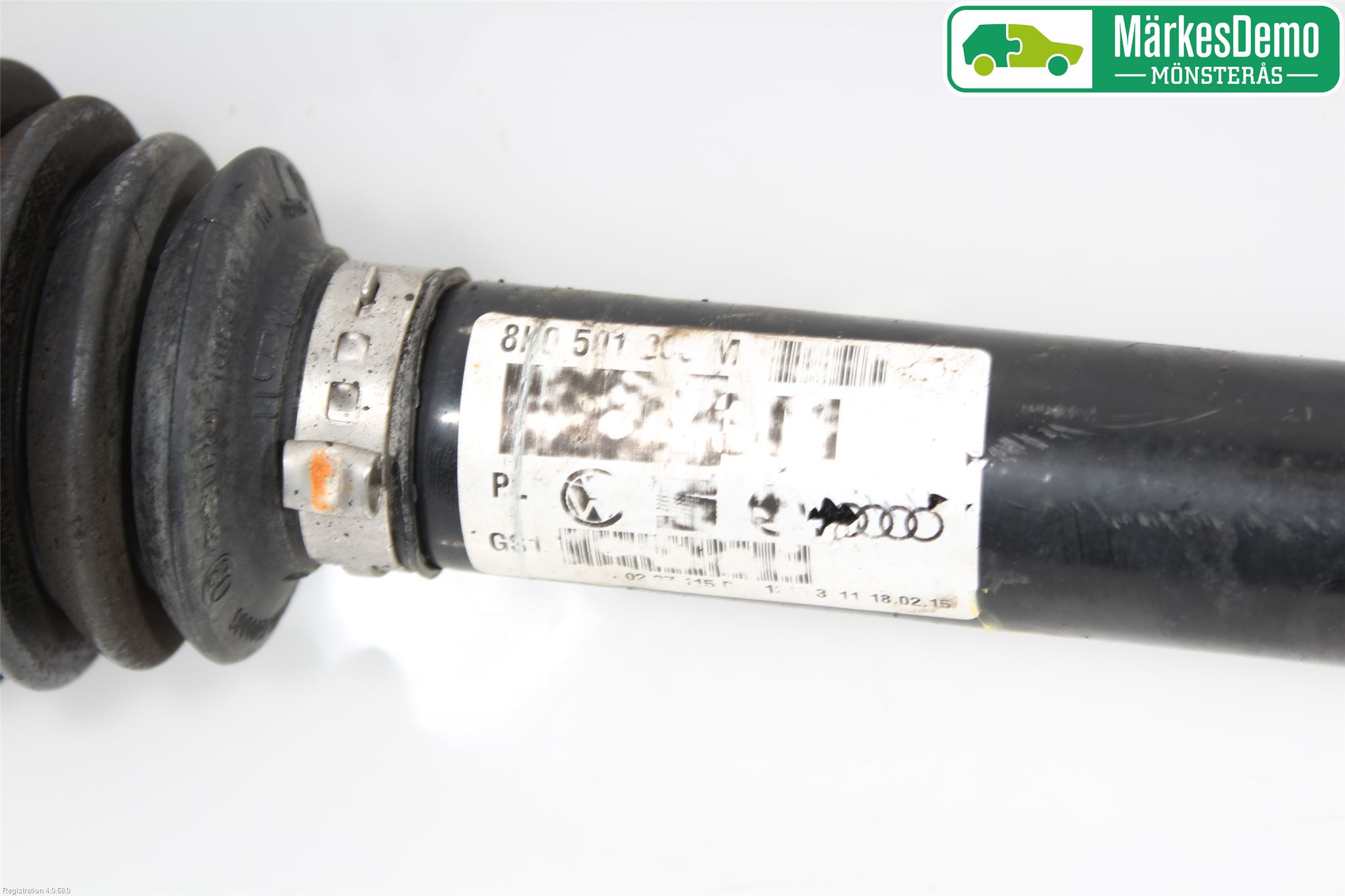 Audi A4 12-15 Drivaxel Bak Vänster