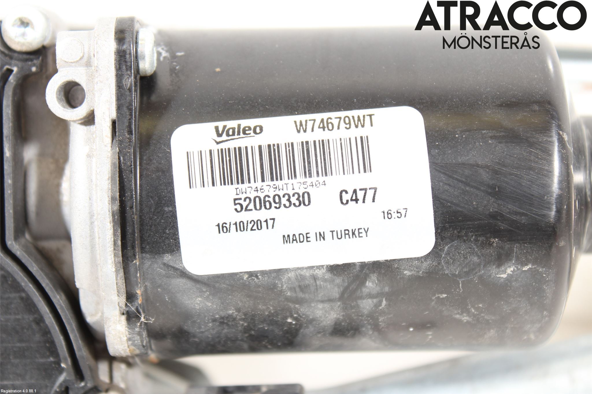 Fiat TIPO/CROSS 16- Torkarmekanism Vindruta