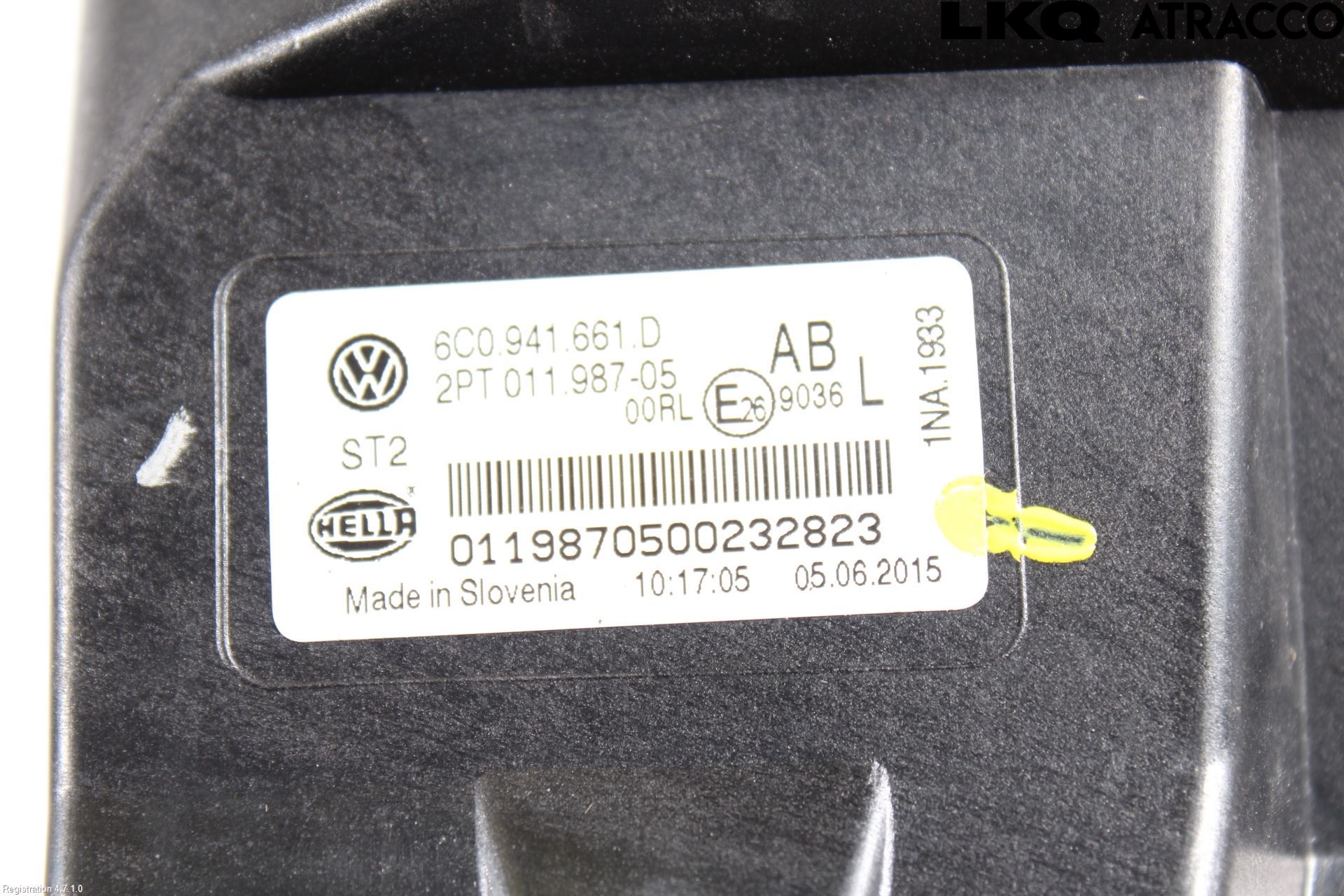 Volkswagen VW POLO 10-17 Dimljus-Varselljus Fram