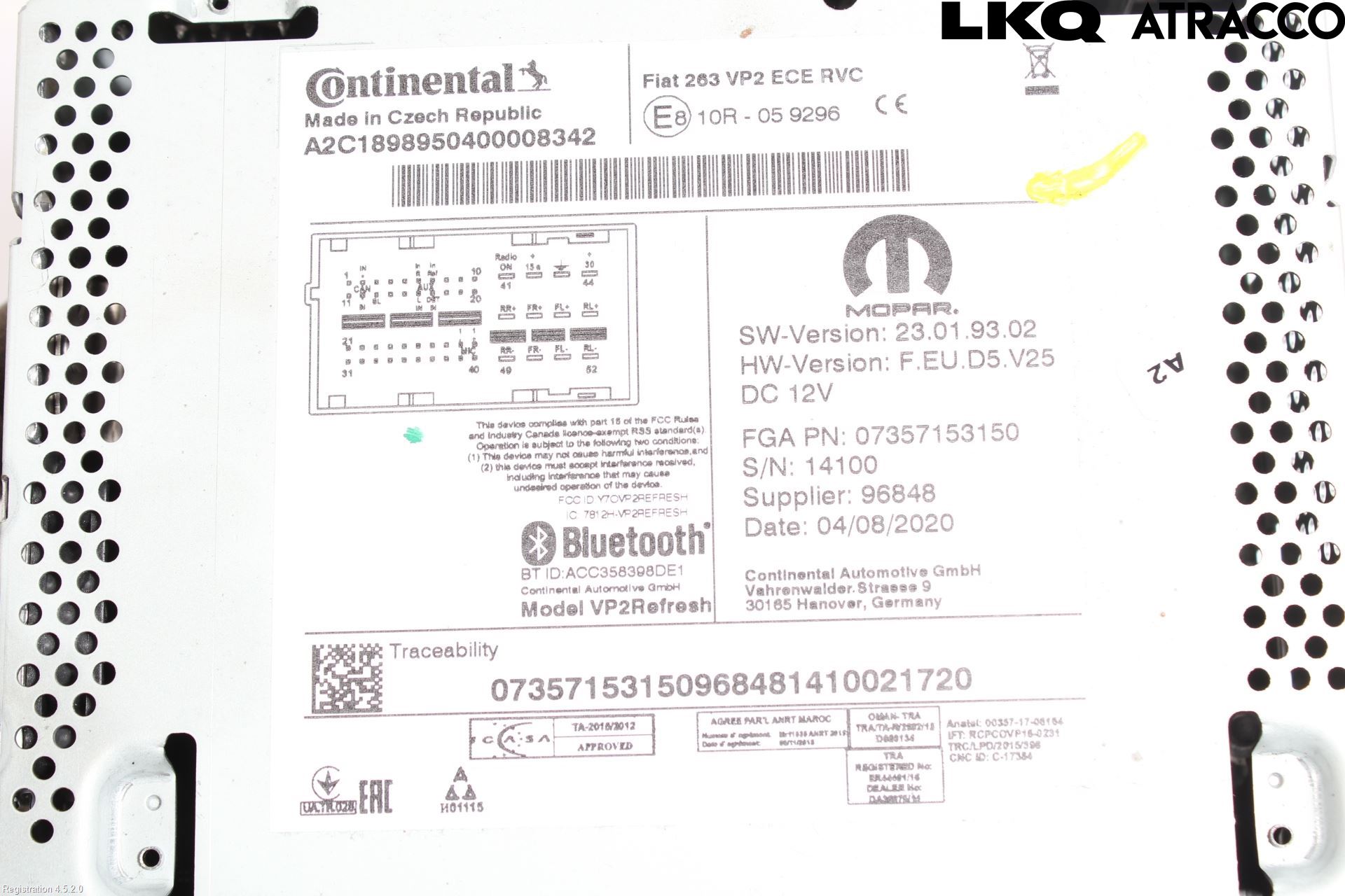 Fiat DOBLO CARGO Radio