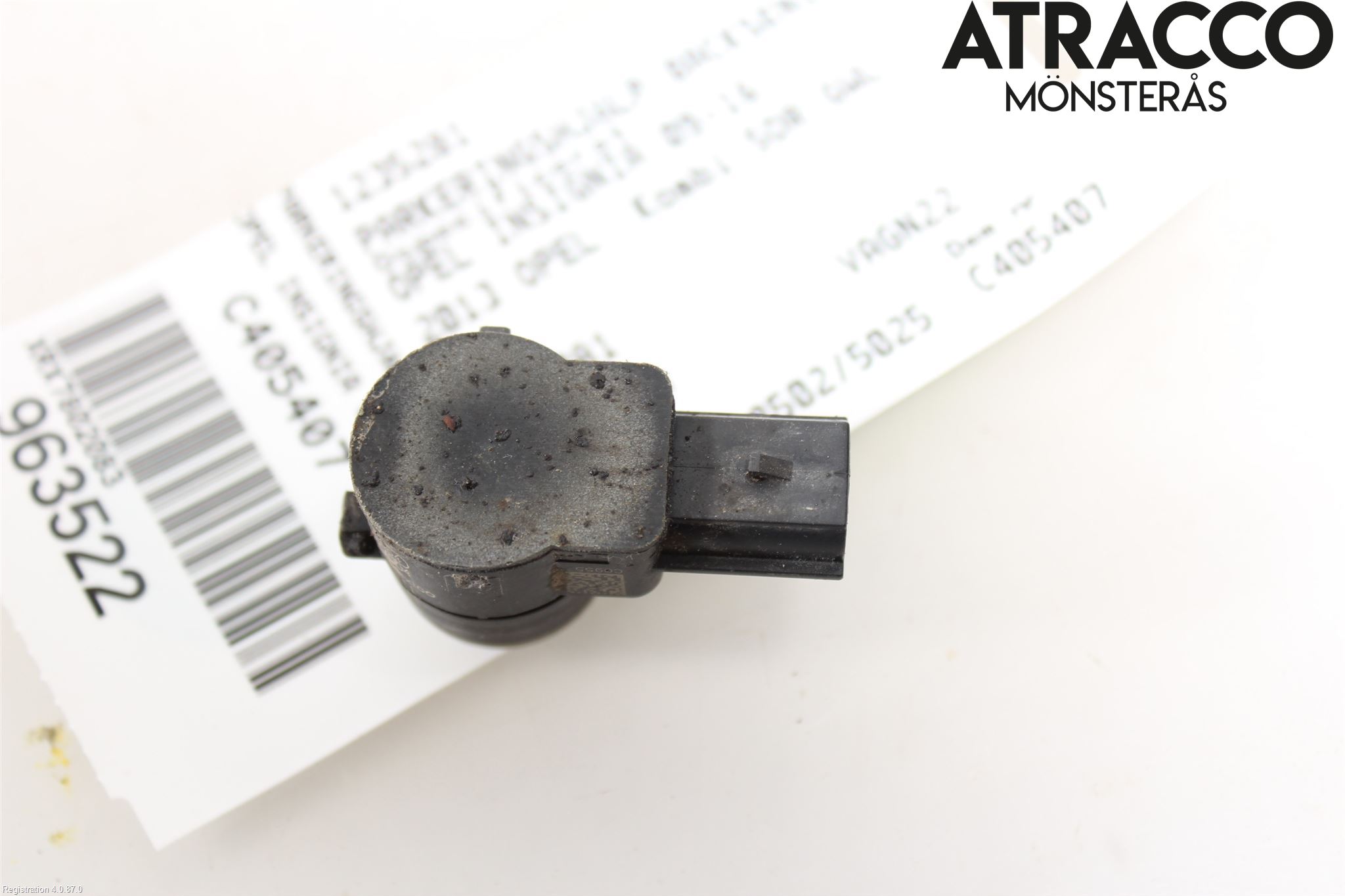 Opel INSIGNIA 09-16 Parkeringshjälp Backsensor