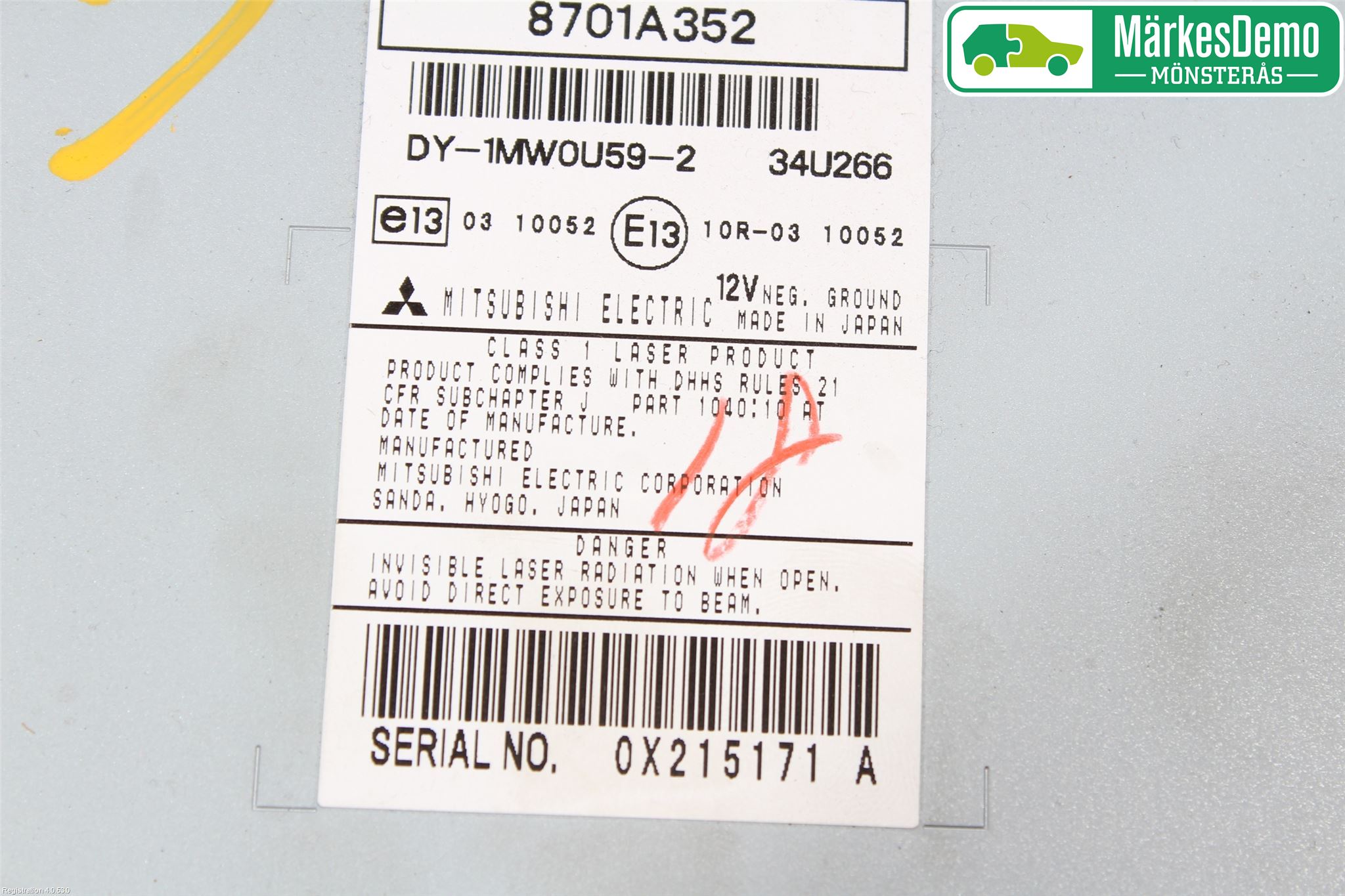 Mitsubishi LANCER 07-14 Radio