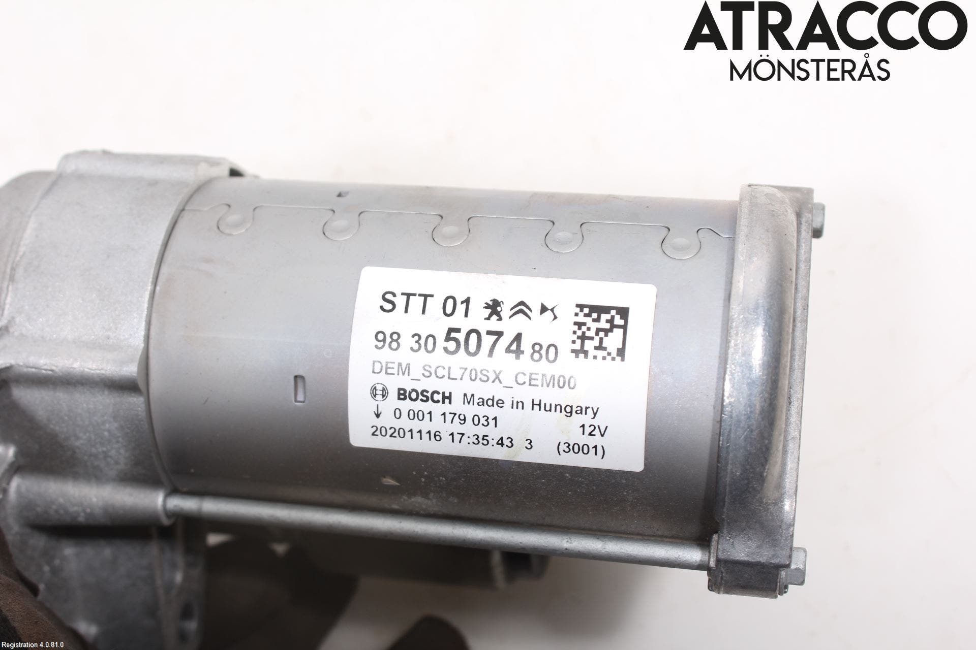 Opel CORSA F, CORSA-E 20- Startmotor