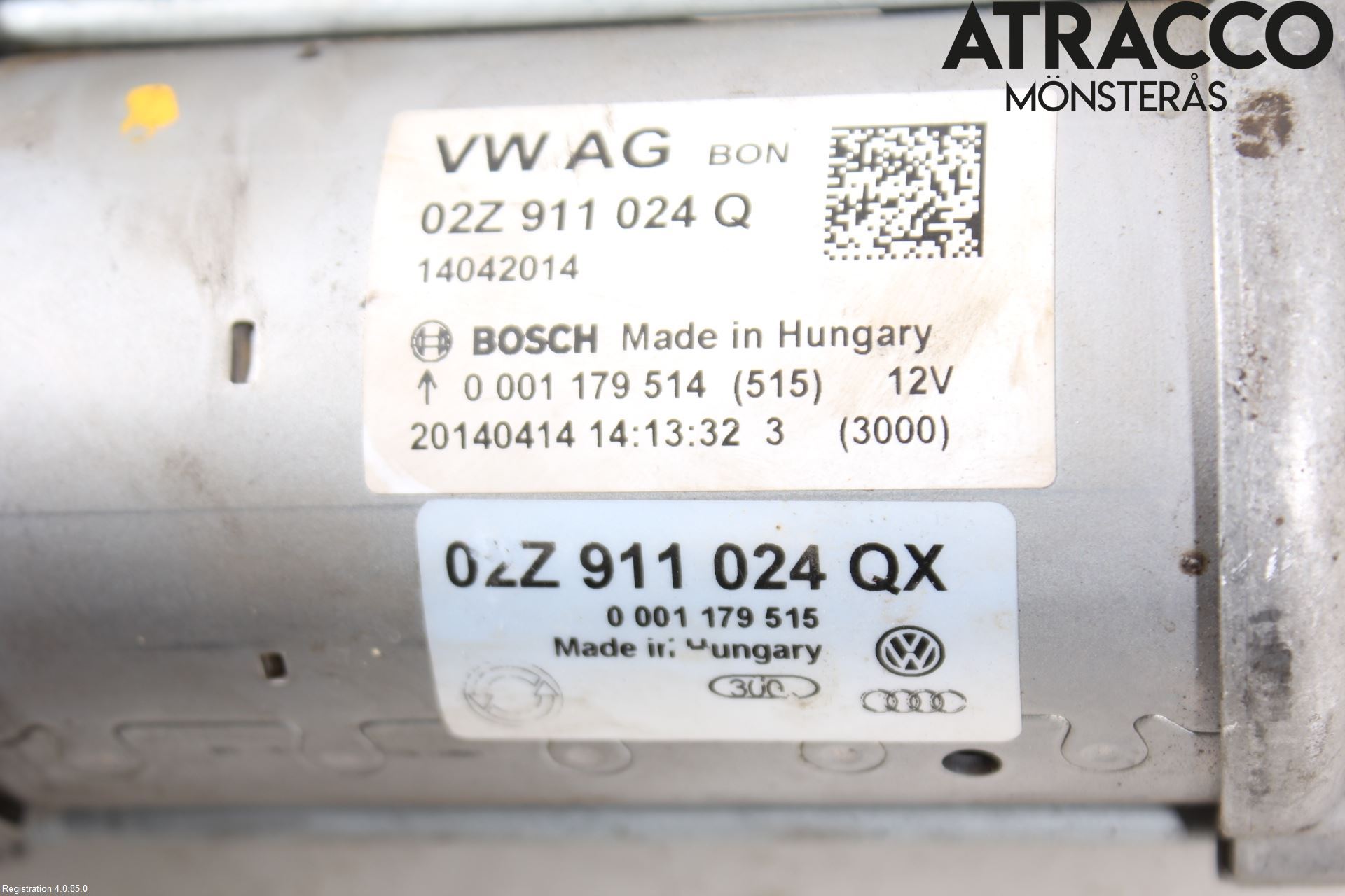 Volkswagen VW GOLF / E-GOLF VII 13-20 Startmotor