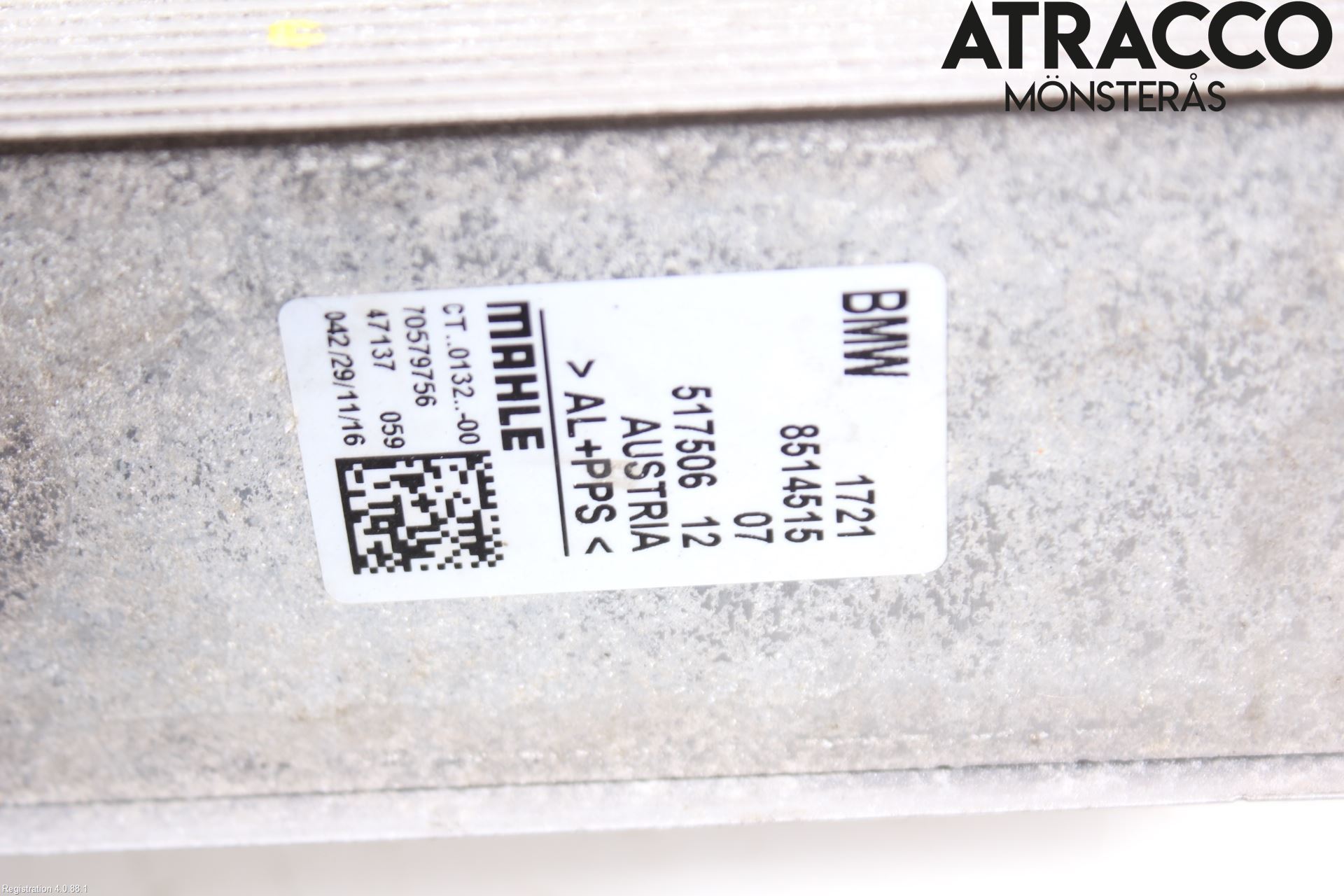 BMW 5 F10/F11/F18 09-17 Oljekylare Automat