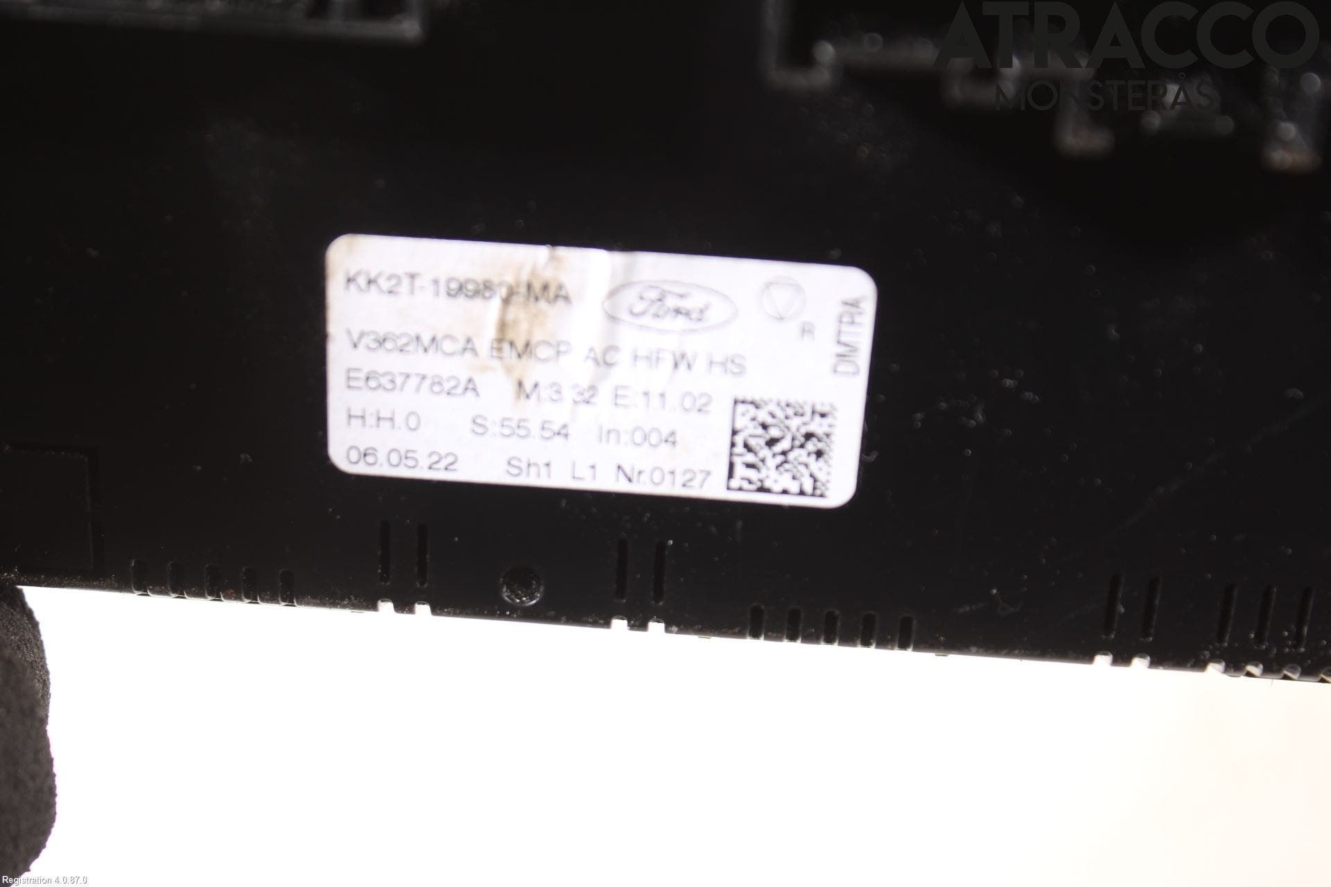 Ford TRANSIT/TOURNEO CUSTOM 13-24 Ac Styrenhet Ac Manöveren