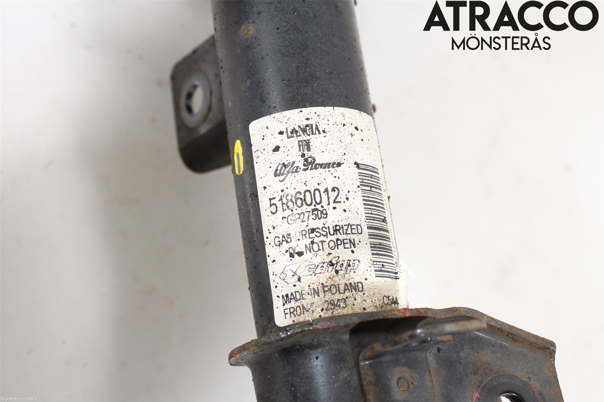 Fiat 500 07- Fjäderben Fram Vänster