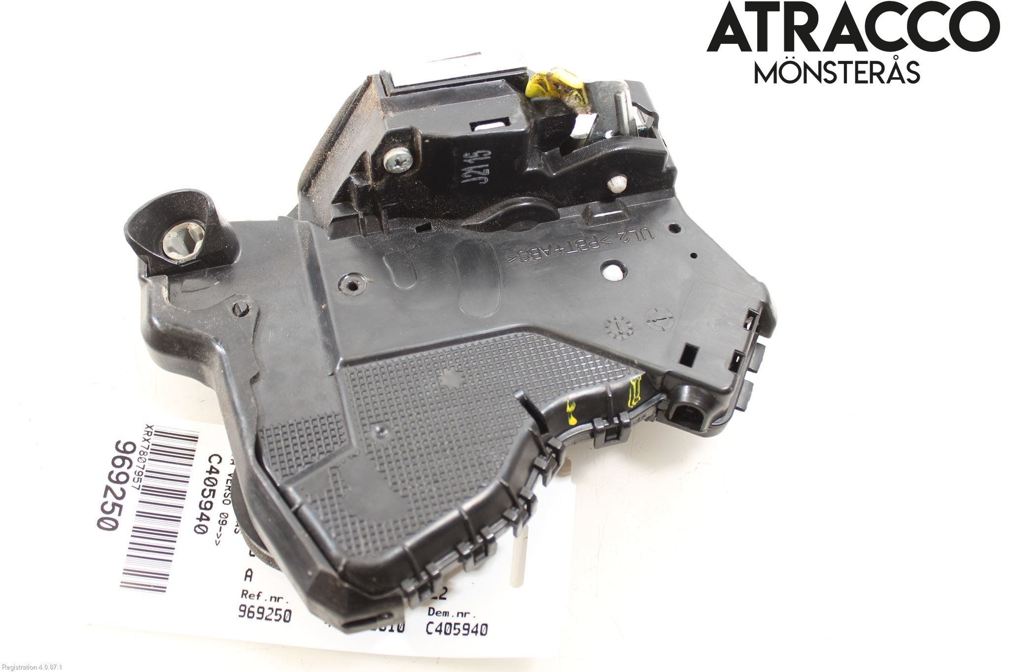 Toyota VERSO 09-18 Låskista-Dörrlås