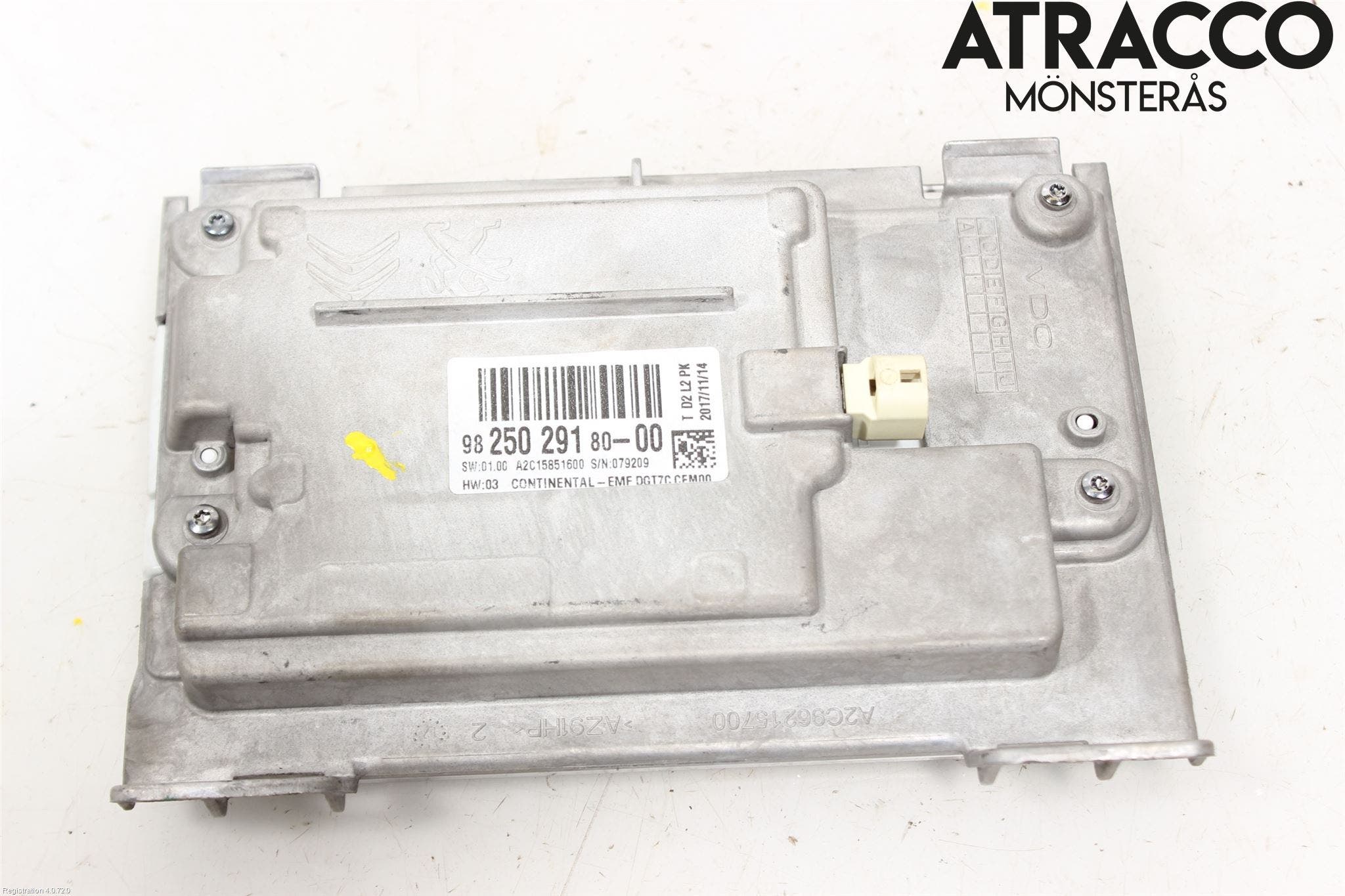 Peugeot 2008 13-20 Bildskärm