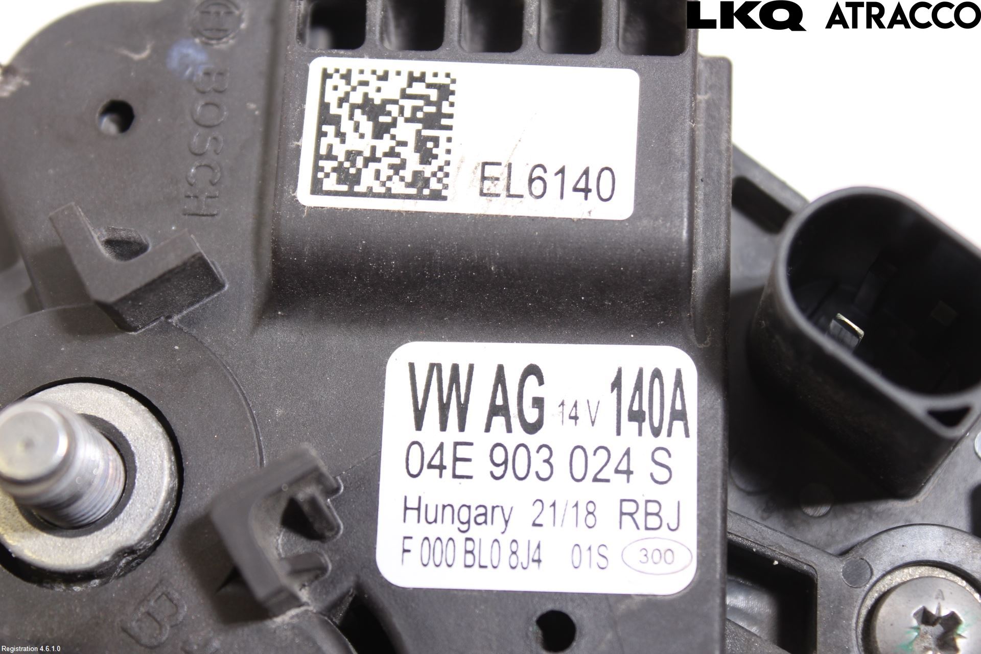 Volkswagen VW PASSAT 15-19 Generator