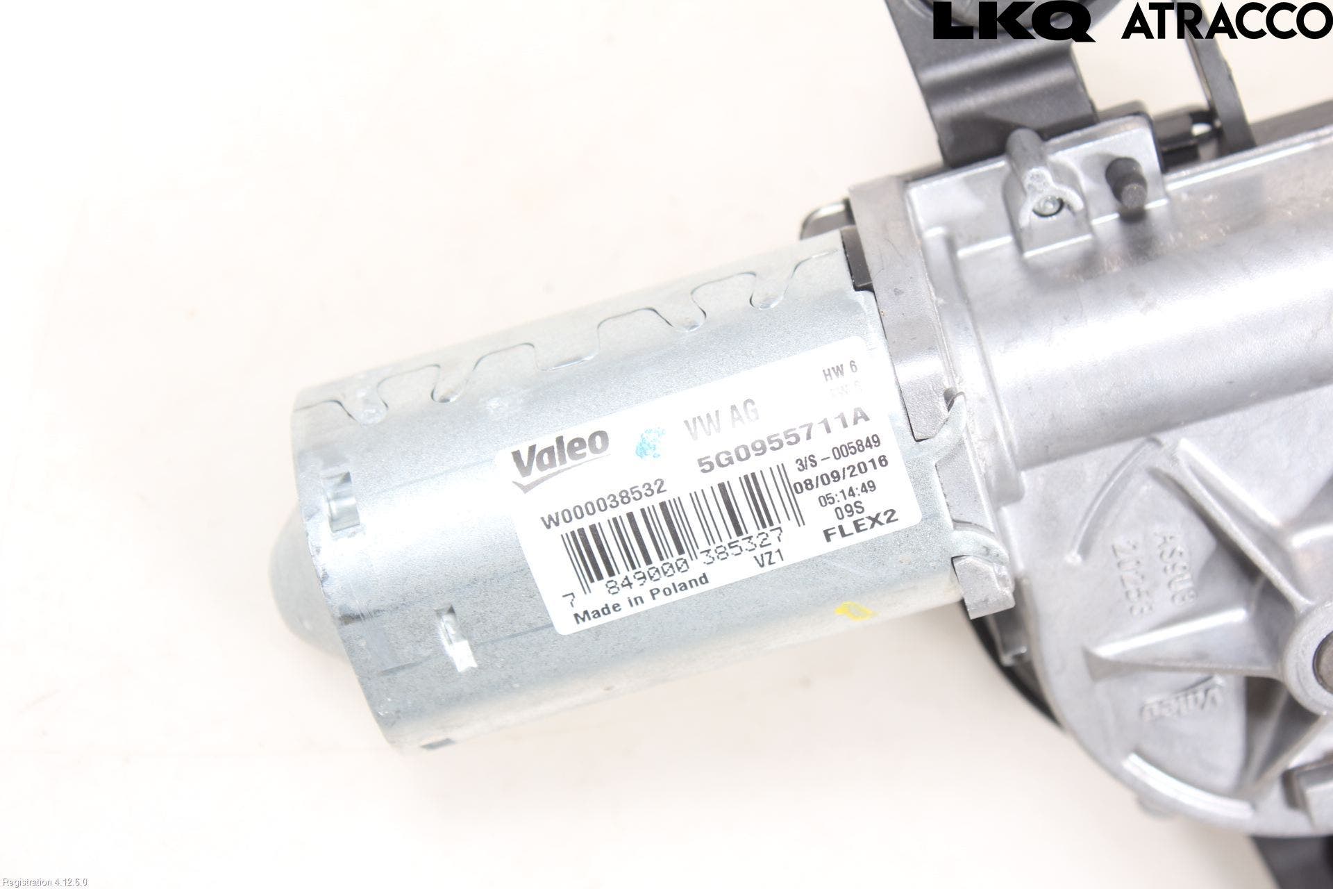Volkswagen VW GOLF / E-GOLF VII 13-20 Torkarmotor Baklucka