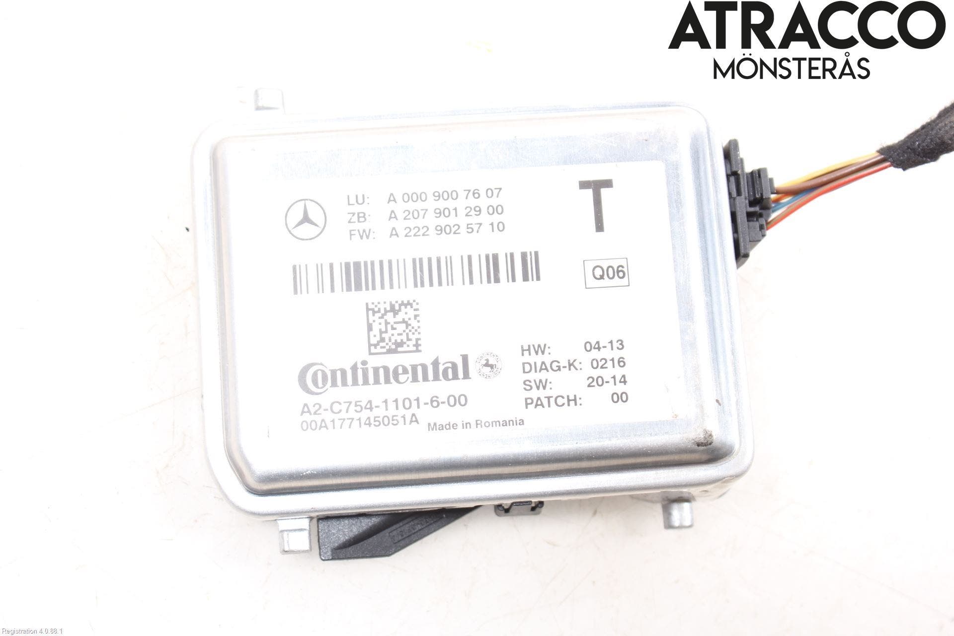 Mercedes-Benz MB CLA-KLASS (C117/X117) 13-19 Sensor Aktivt Kollisionsskydd