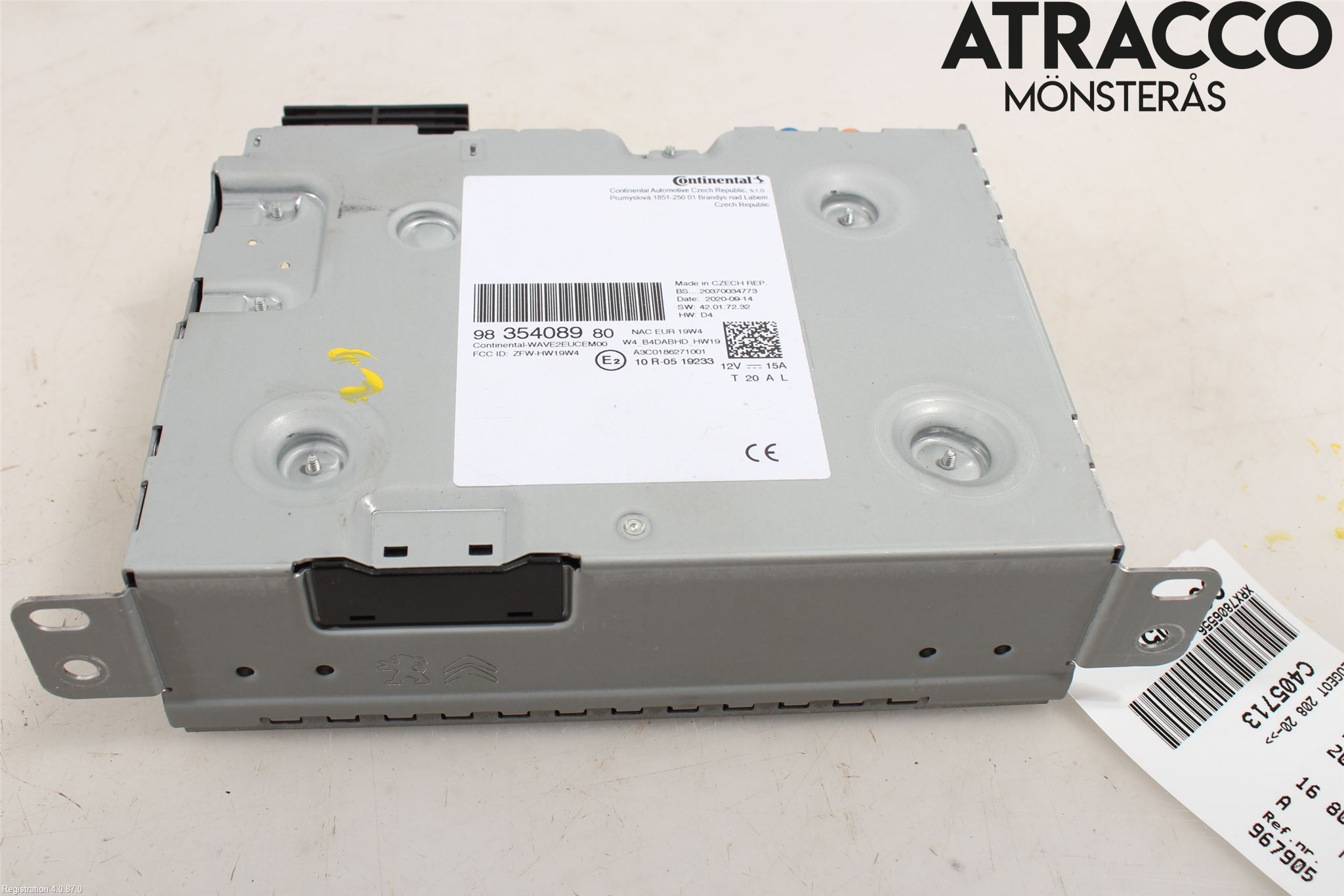 Peugeot 208/E-208 20- Radio