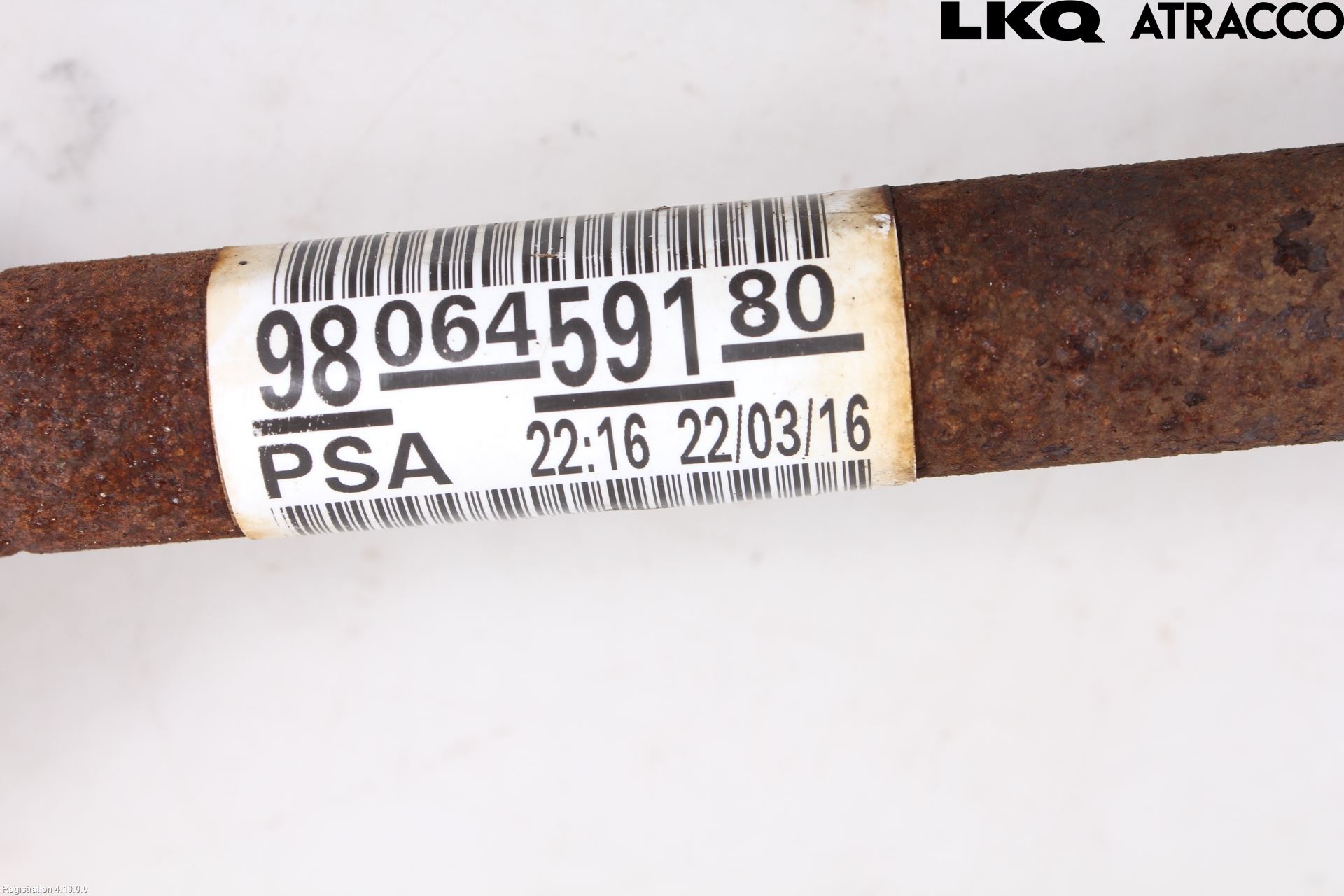 Citroen C4 CACTUS 14-20 Drivaxel Fram Vänster