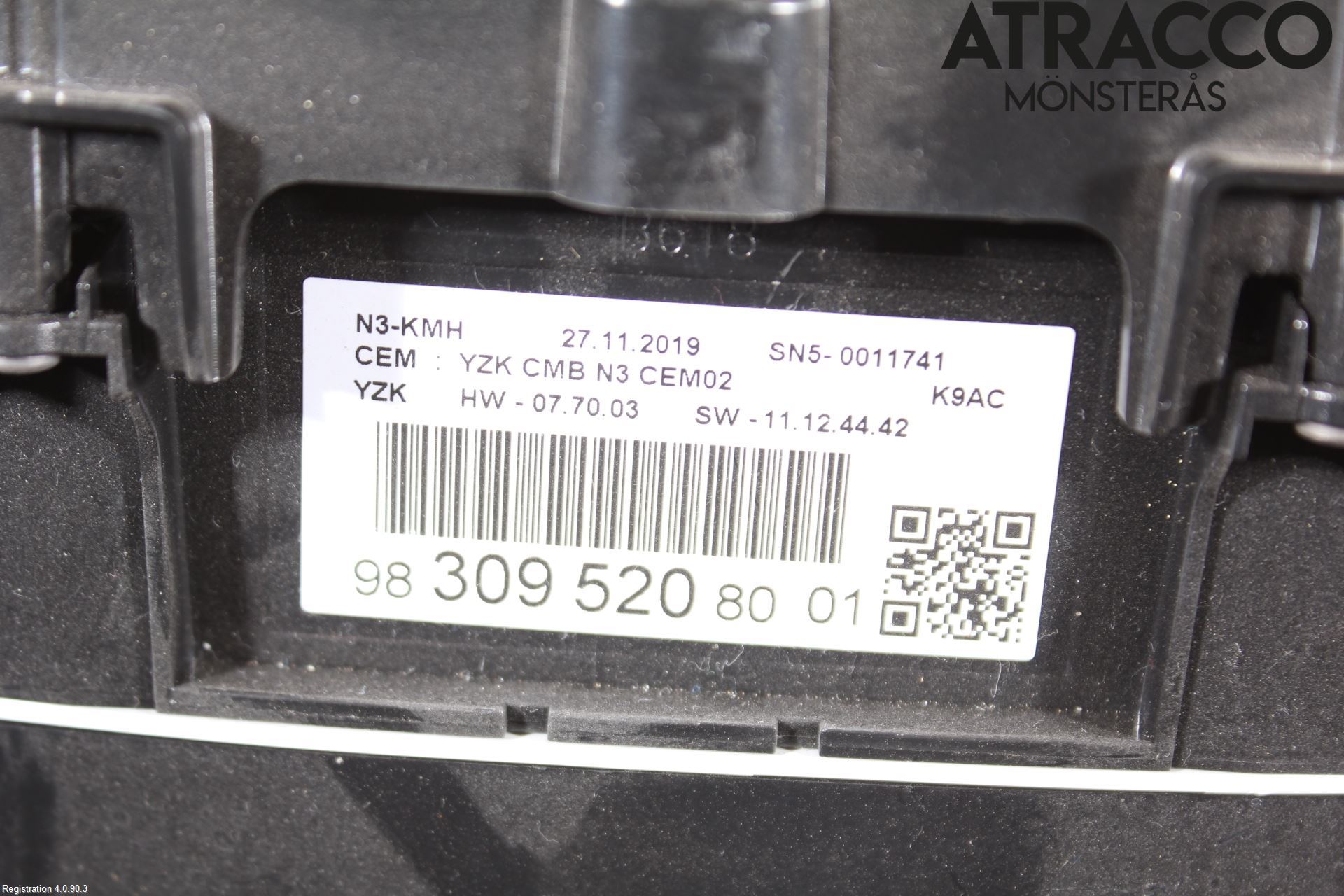 Citroen BERLINGO/E-BERLINGO 19- Instrument Komb