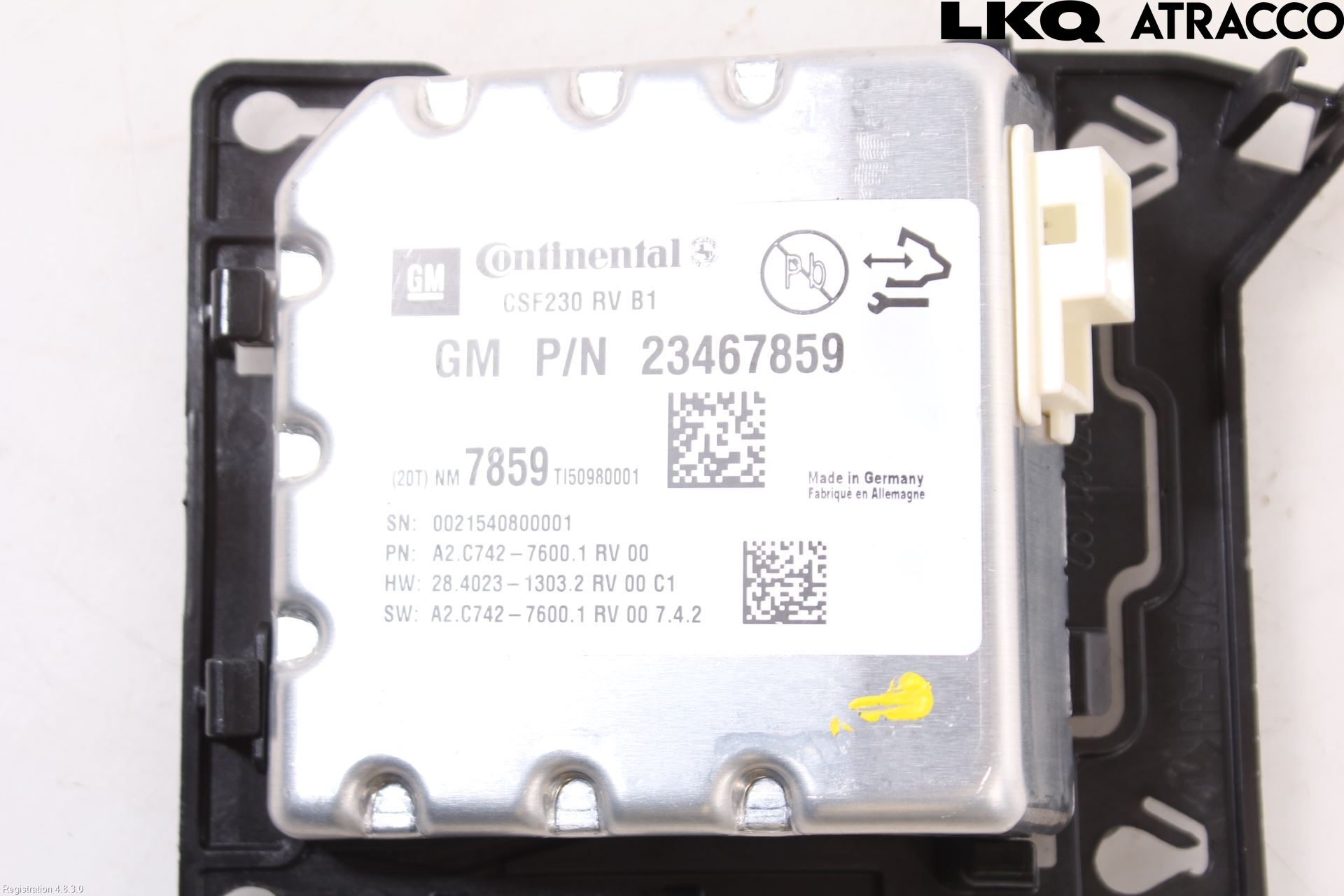 Cadillac  Sensor Aktivt Kollisionsskydd