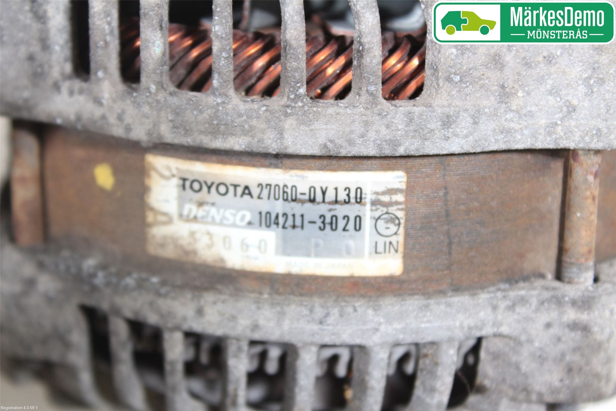 Toyota YARIS XP130 12-14 Generator