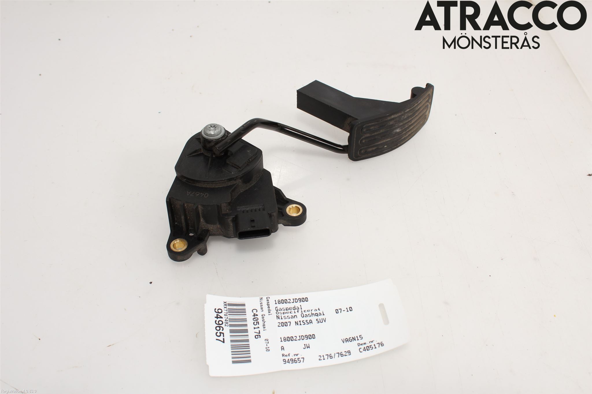 Nissan QASHQAI   07-10 Gaspedal