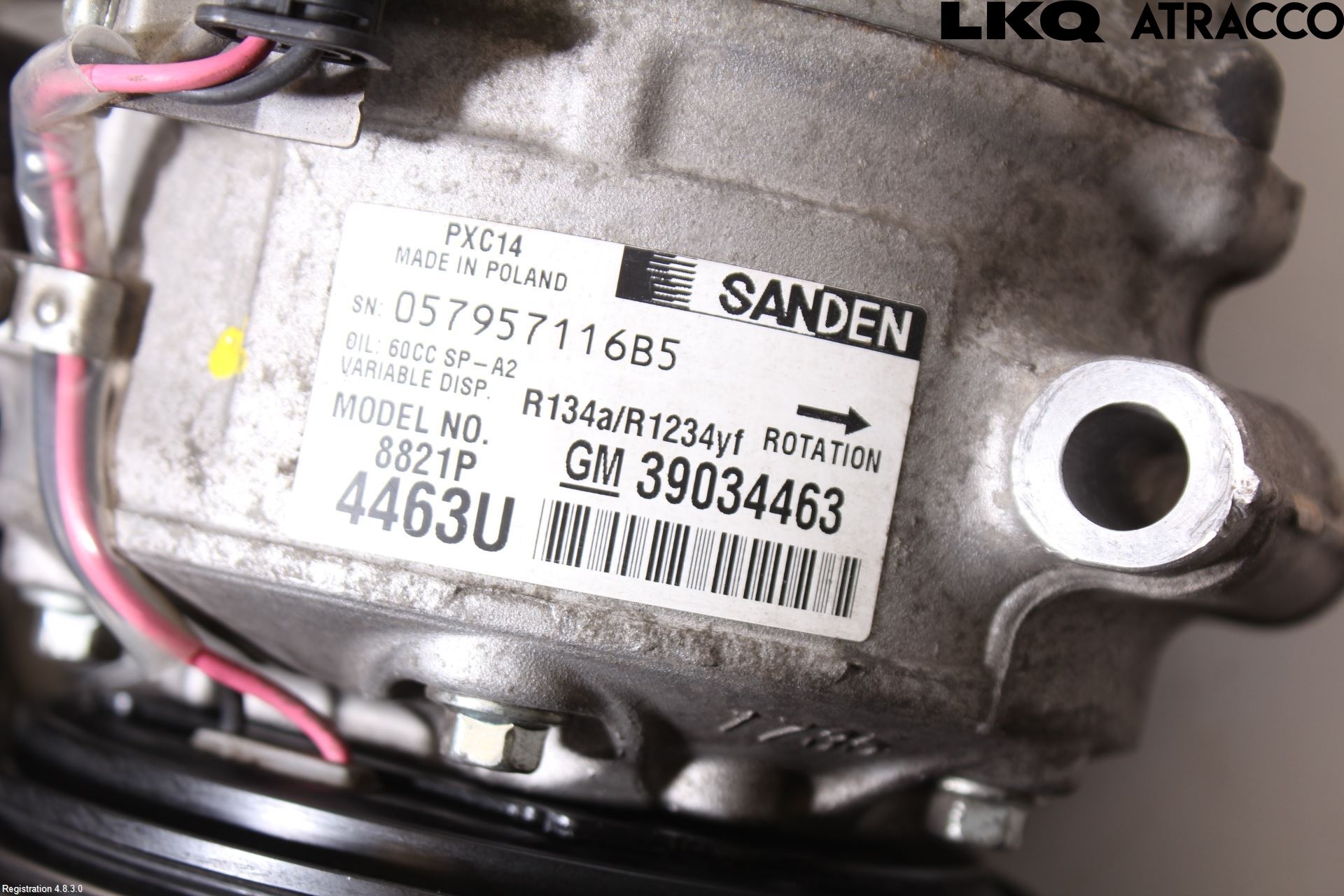 Opel ASTRA K 16-22 Ac Kompressor