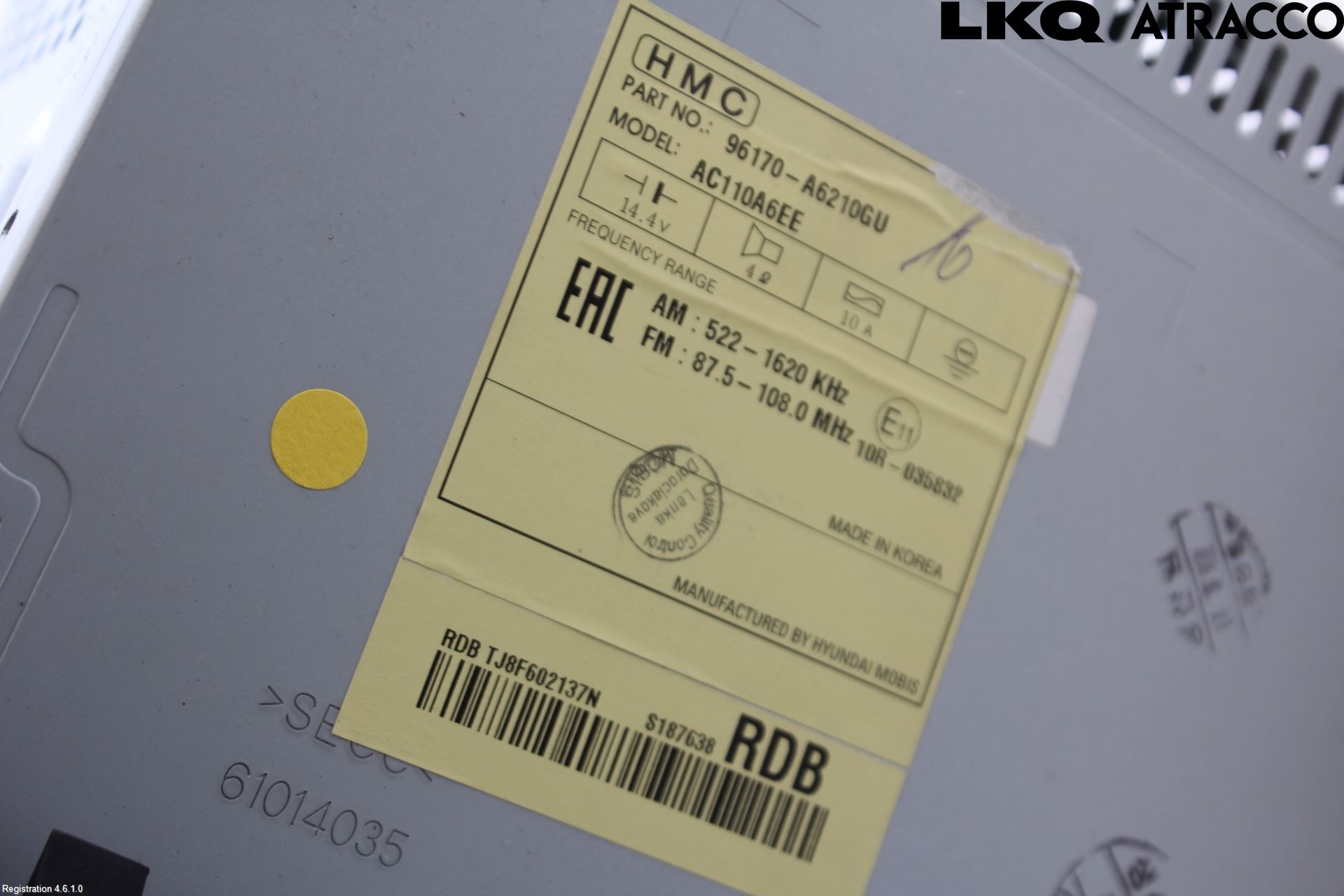 Hyundai i30 GD 13-17 Cd Radio - Multimediapanel