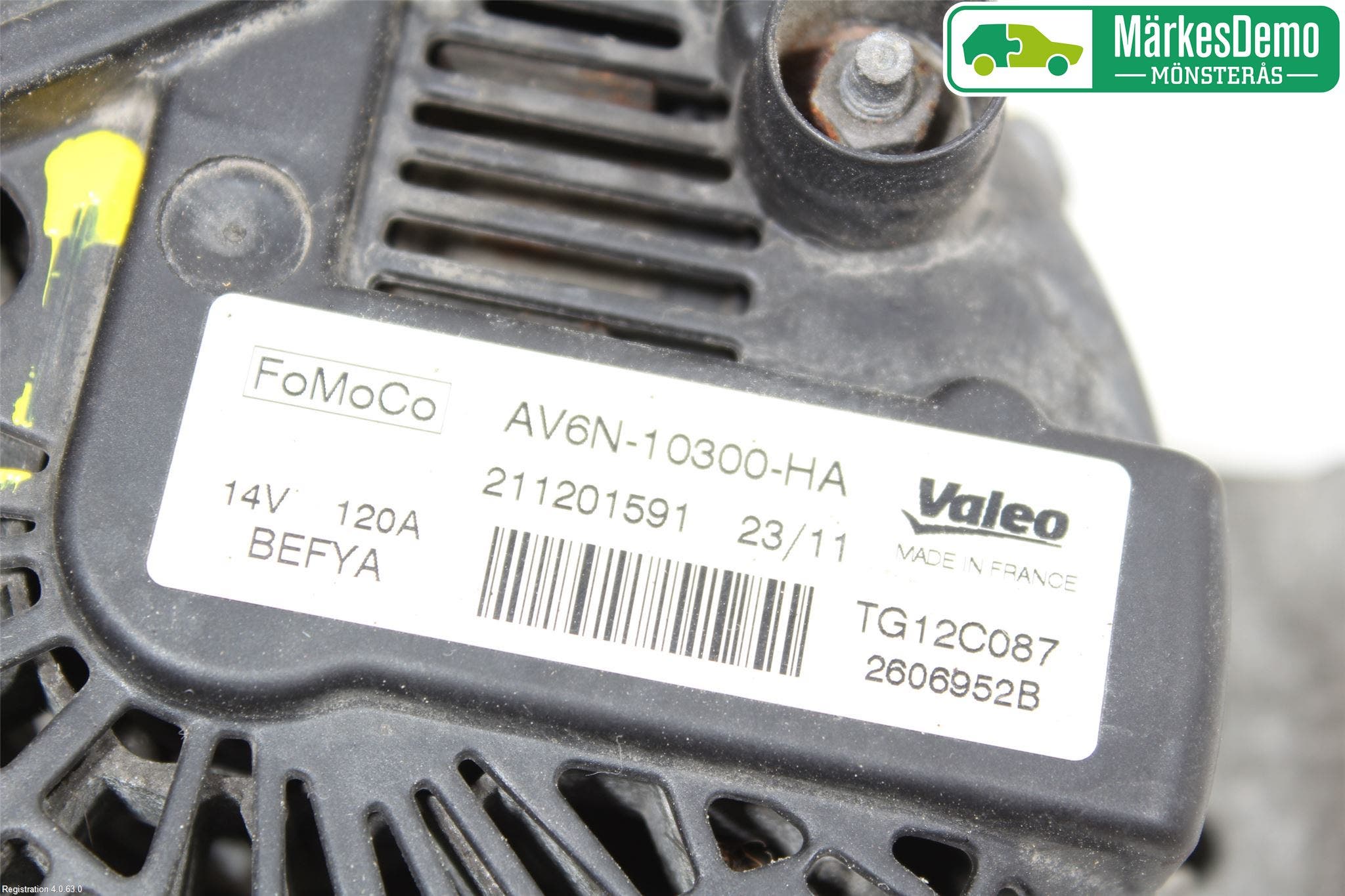 Ford FIESTA 09-12 Generator