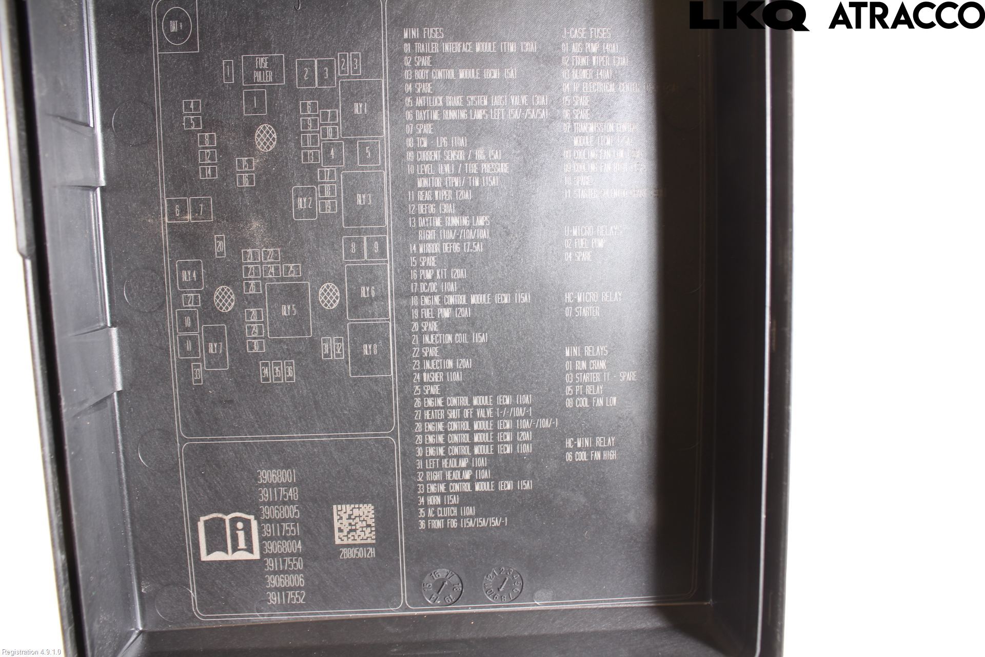 Opel CORSA E 15-19 Säkringsdosa-Elcentral