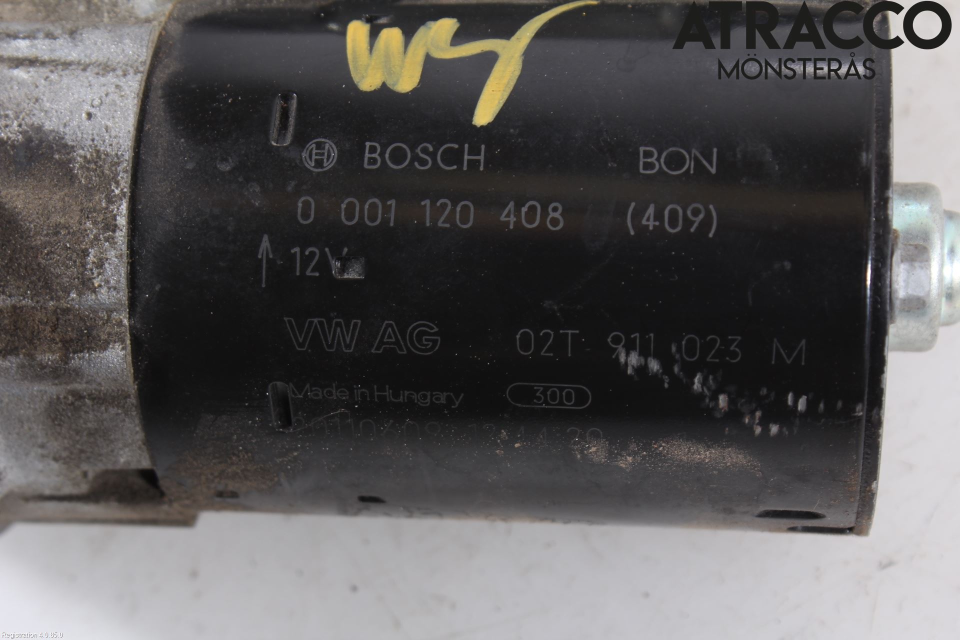 Volkswagen VW GOLF VI 09-13 Startmotor