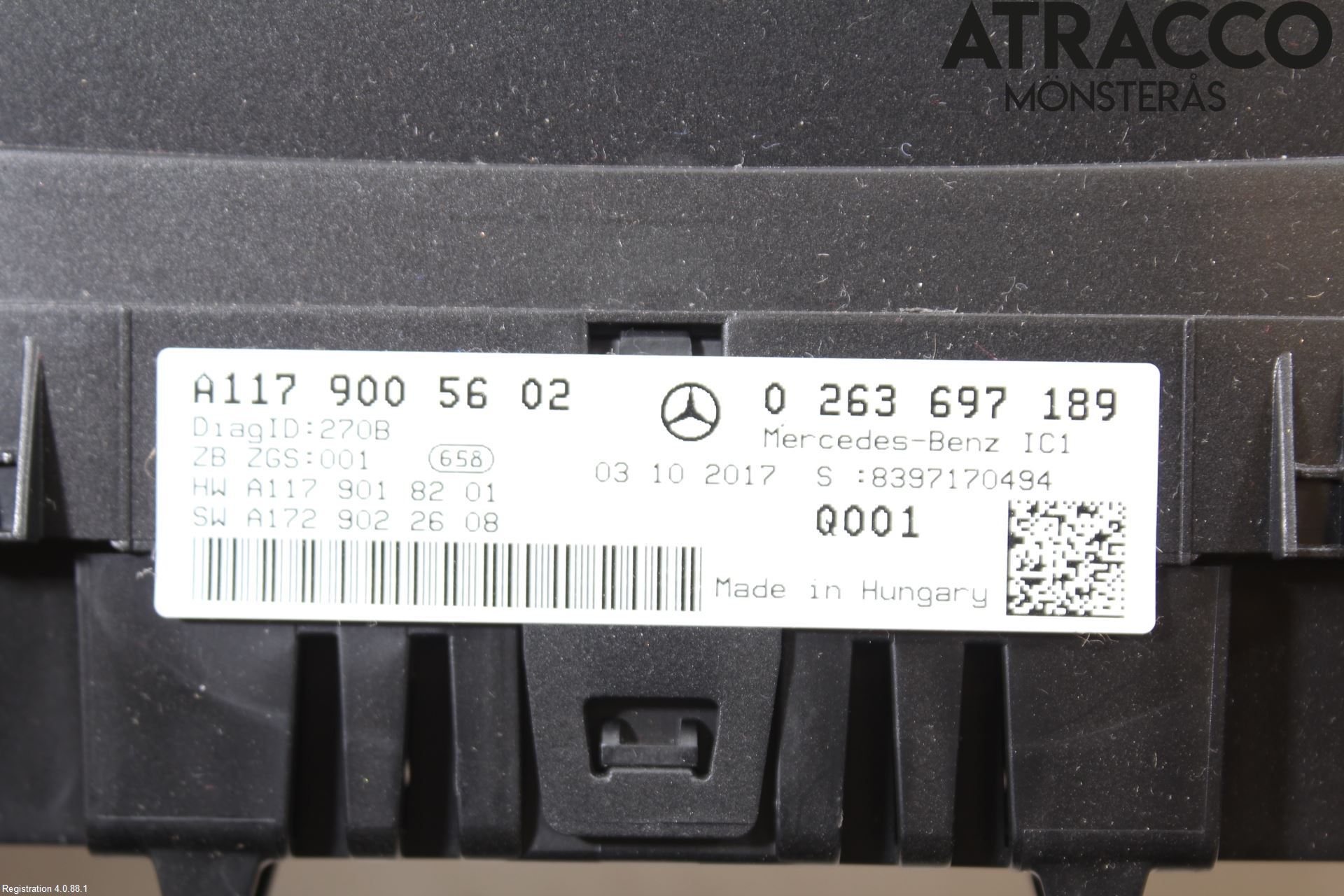 Mercedes-Benz MB CLA-KLASS (C117/X117) 13-19 Instrument Komb