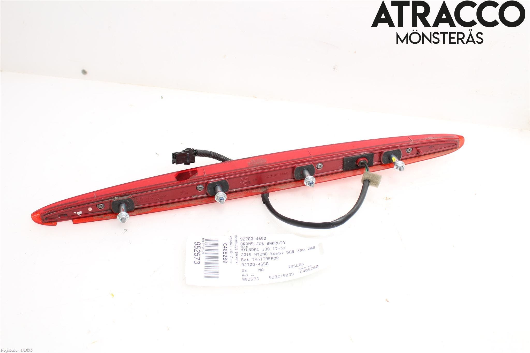 Hyundai i30 GD 13-17 Bromsljus Bakruta