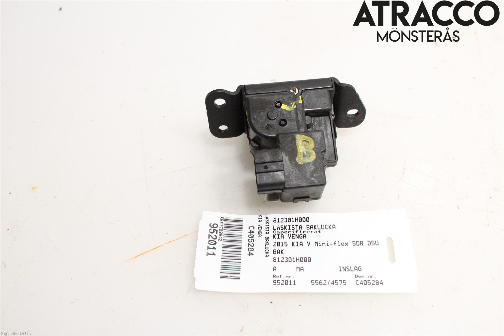 Kia VENGA 10-19 Låskista Baklucka